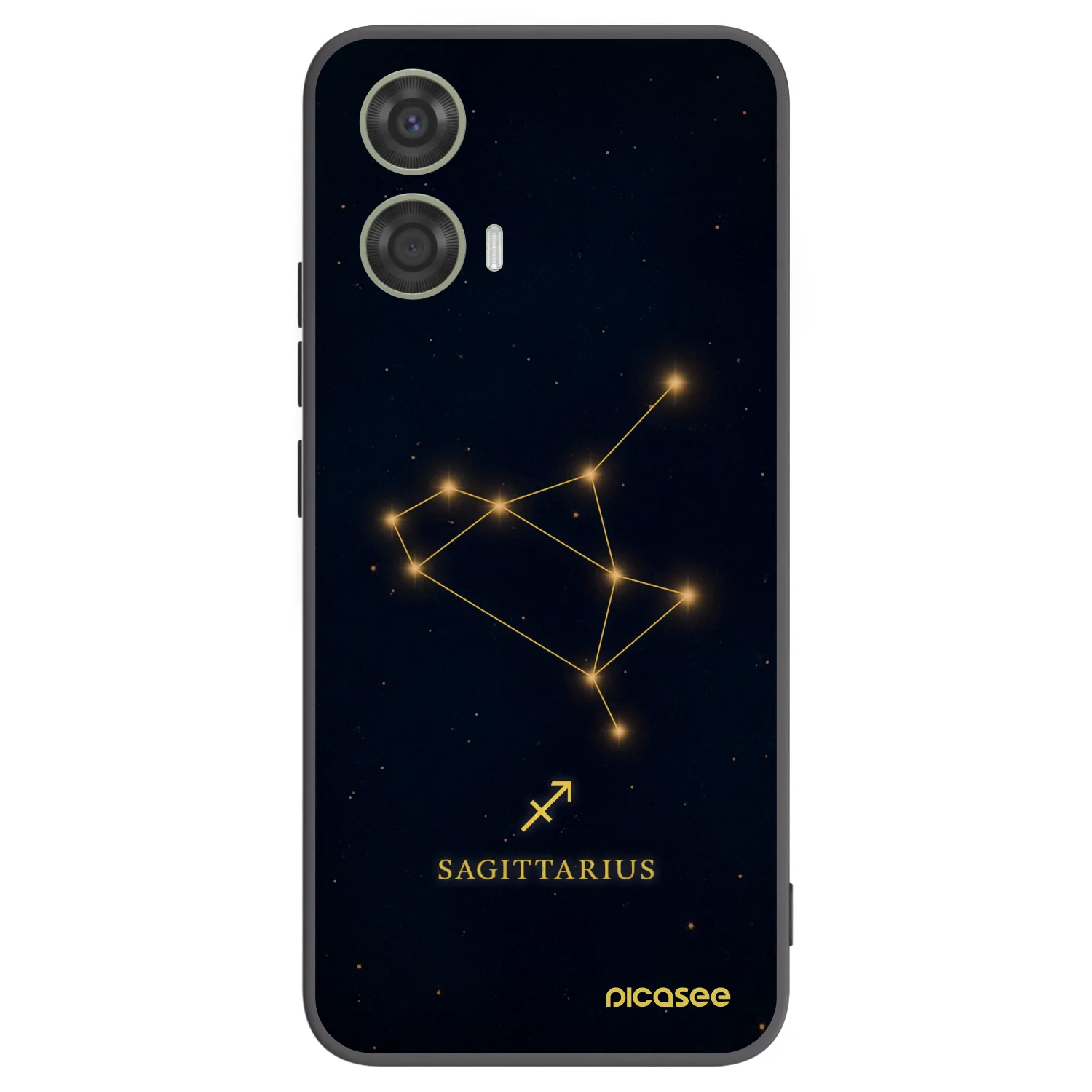 Picasee silikonový černý obal pro Motorola Moto G24 - SAGITTARIUS
