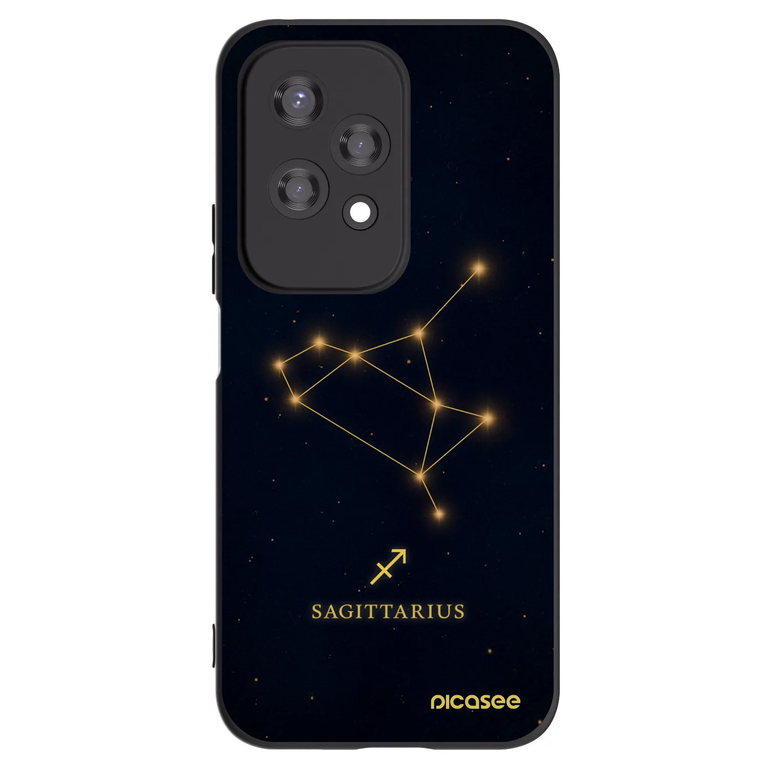 Picasee silikonový černý obal pro Honor 200 Lite - SAGITTARIUS