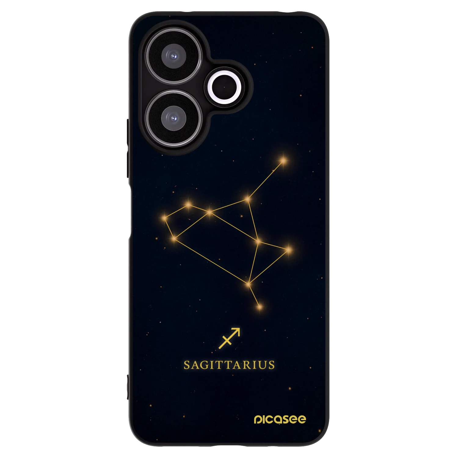 Picasee silikonový černý obal pro Xiaomi Redmi 13 4G - SAGITTARIUS