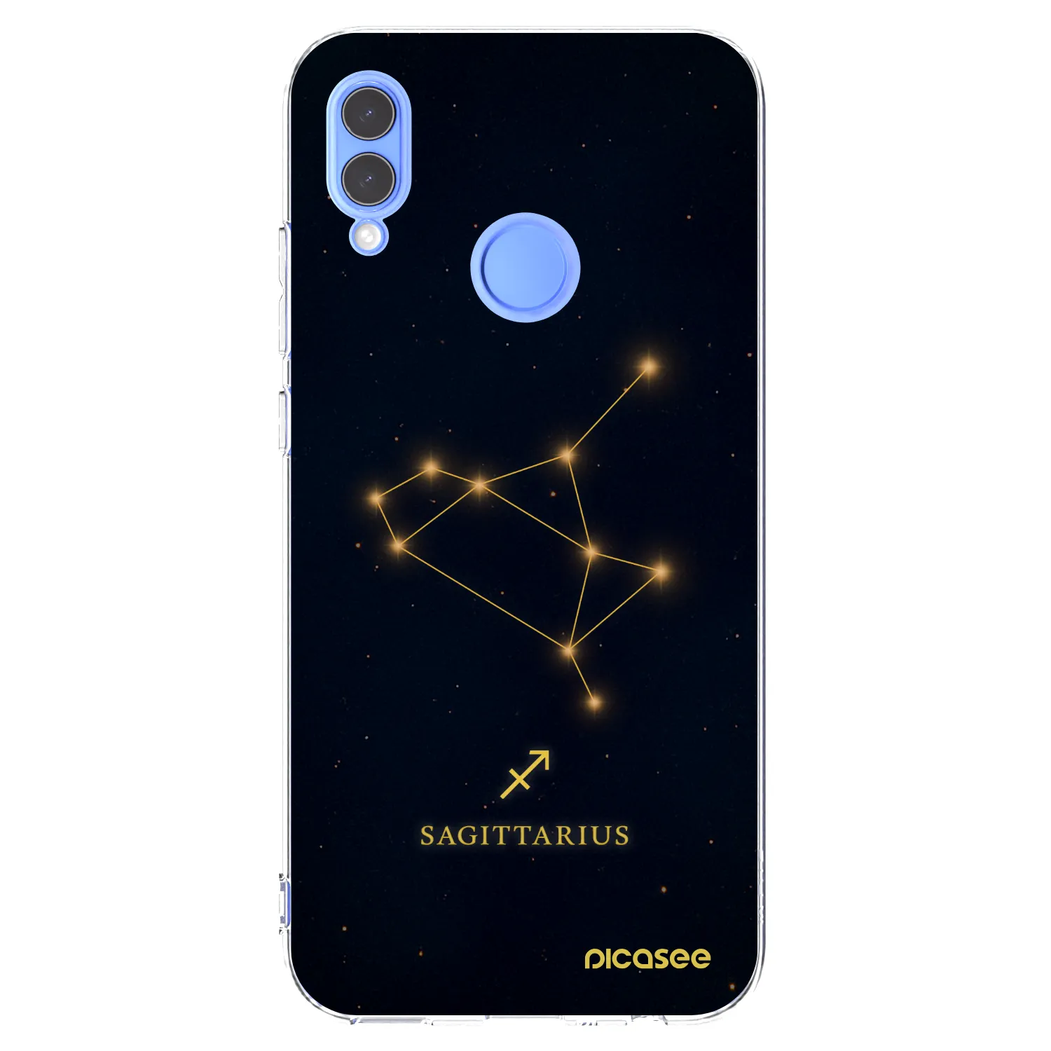 Picasee silikonový průhledný obal pro Honor 10 Lite - SAGITTARIUS