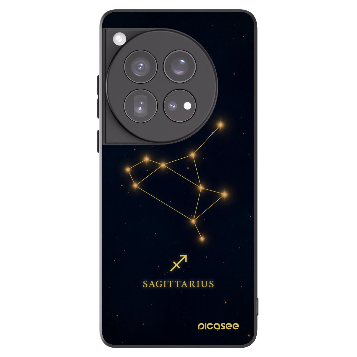 Picasee silikonový černý obal pro OnePlus 12 5G - SAGITTARIUS