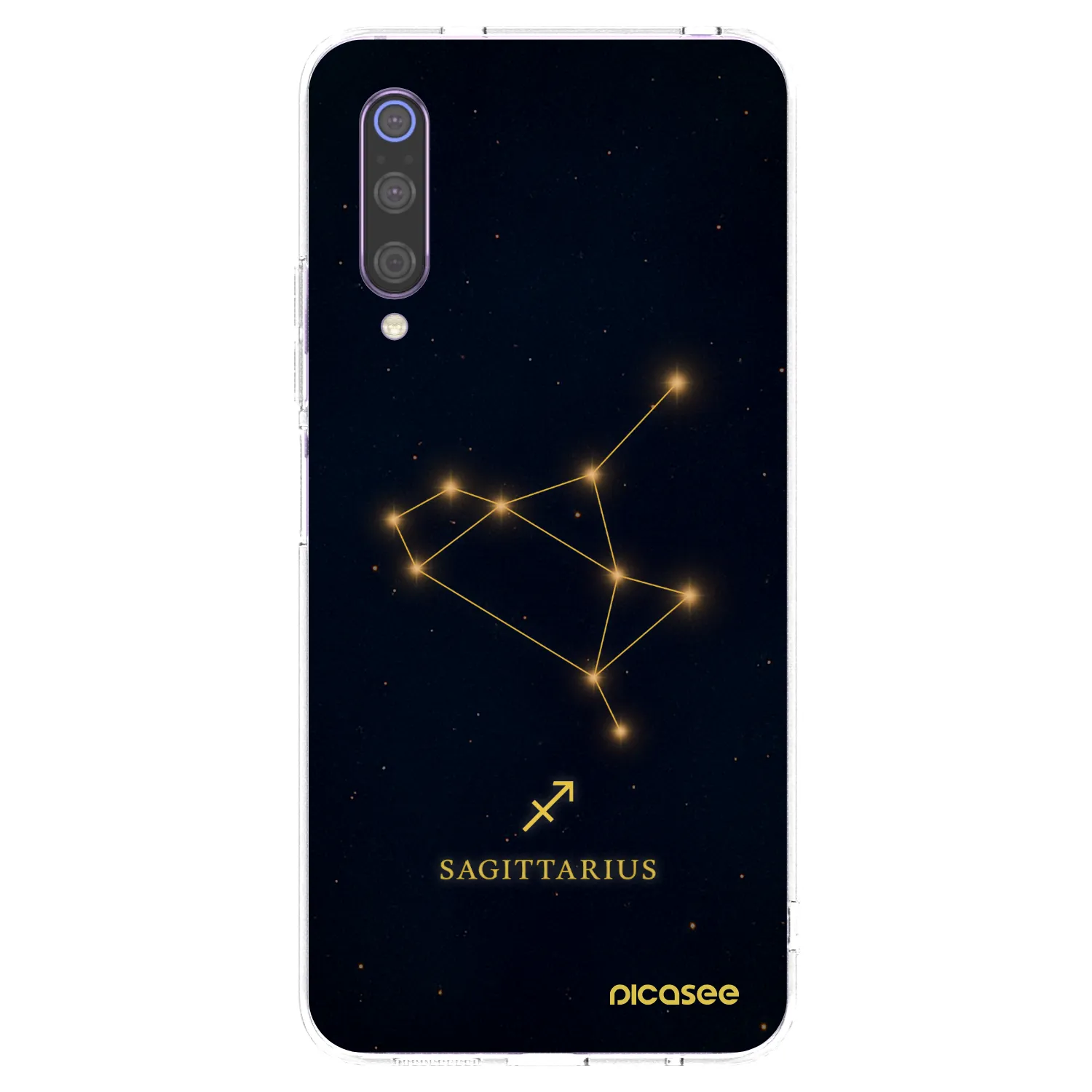 Picasee silikonový průhledný obal pro Xiaomi Mi 9 - SAGITTARIUS
