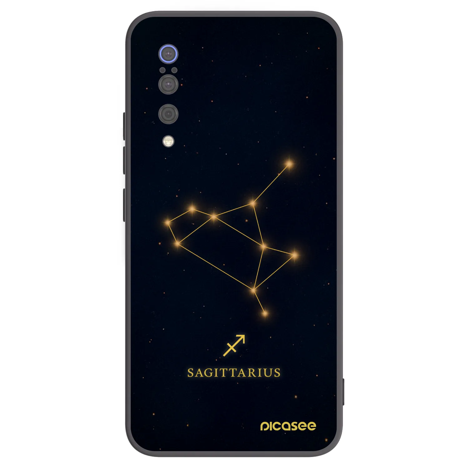 Picasee silikonový černý obal pro Xiaomi Mi 9 - SAGITTARIUS