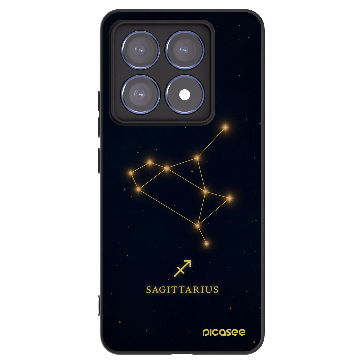 Picasee silikonový černý obal pro Xiaomi 14T Pro - SAGITTARIUS