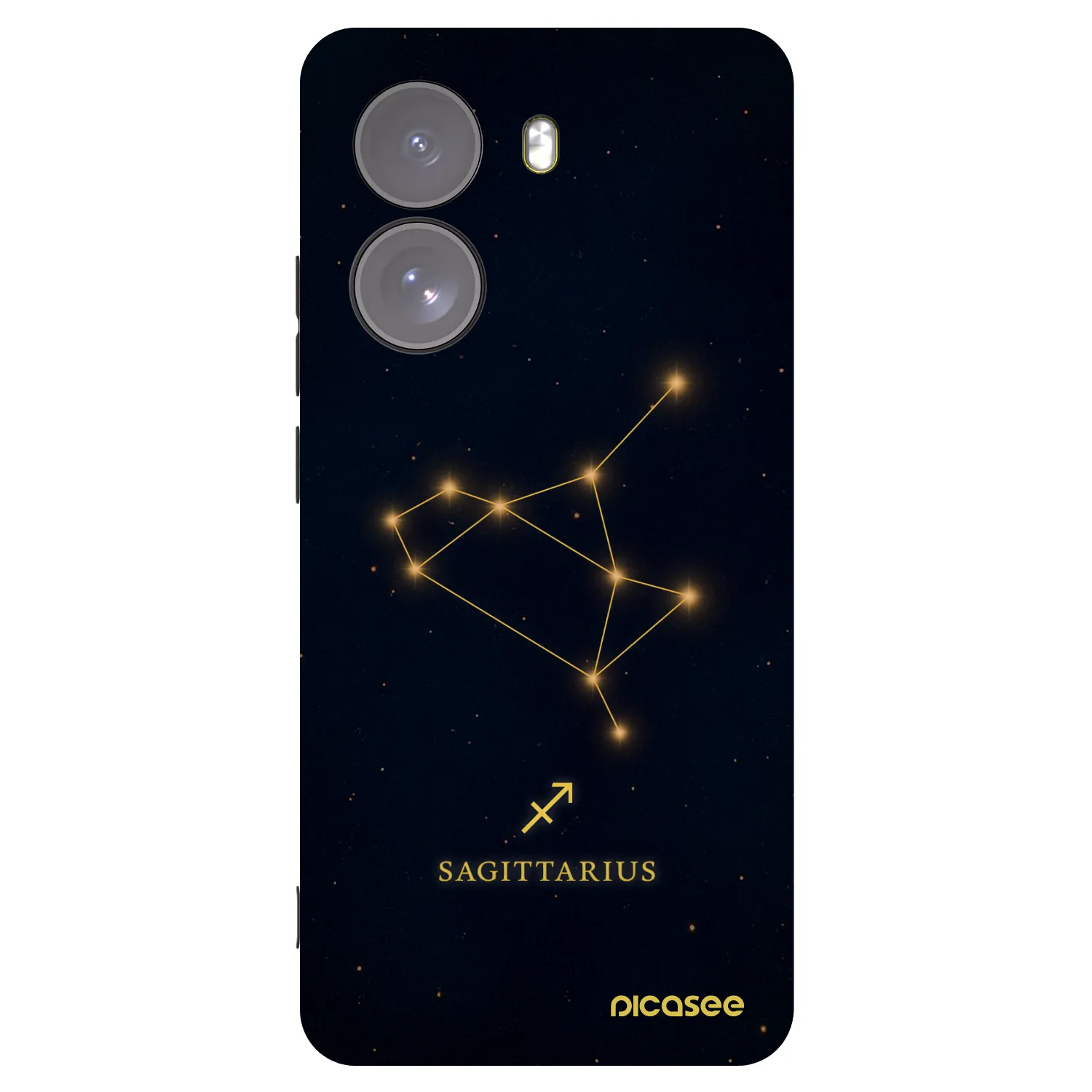 Picasee silikonový černý obal pro Xiaomi Poco X7 - SAGITTARIUS