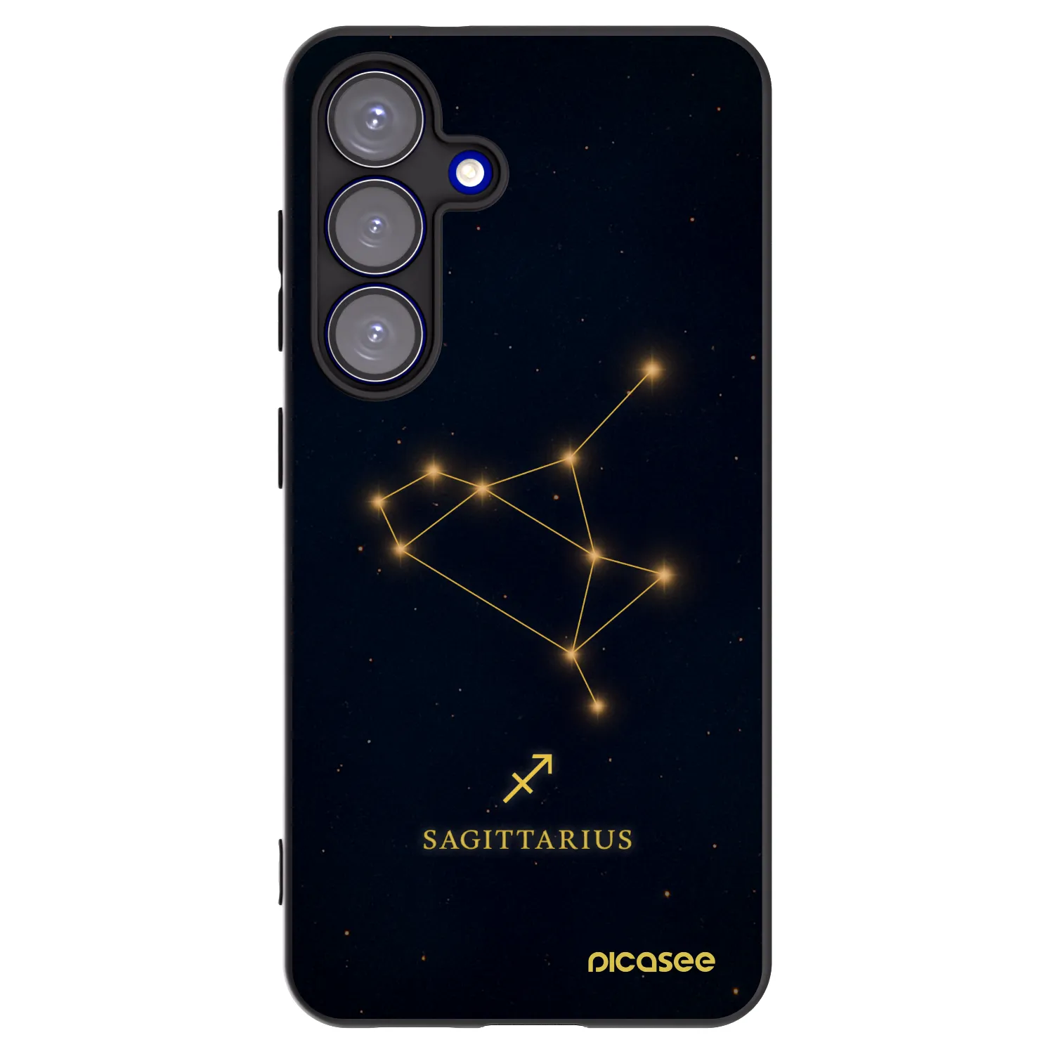 Picasee silikonový černý obal pro Samsung Galaxy S25 5G - SAGITTARIUS