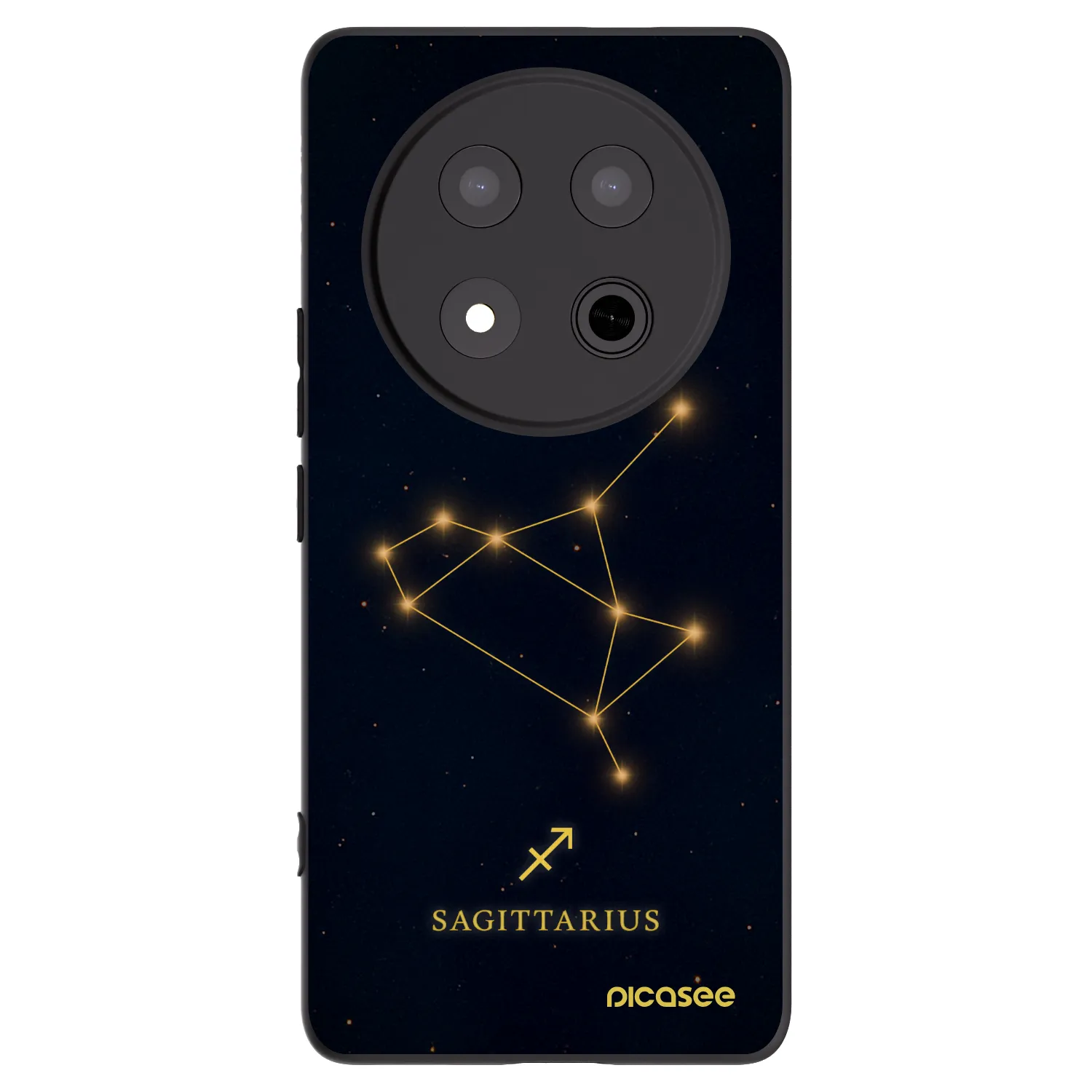 Picasee silikonový černý obal pro Honor Magic7 Lite 5G - SAGITTARIUS