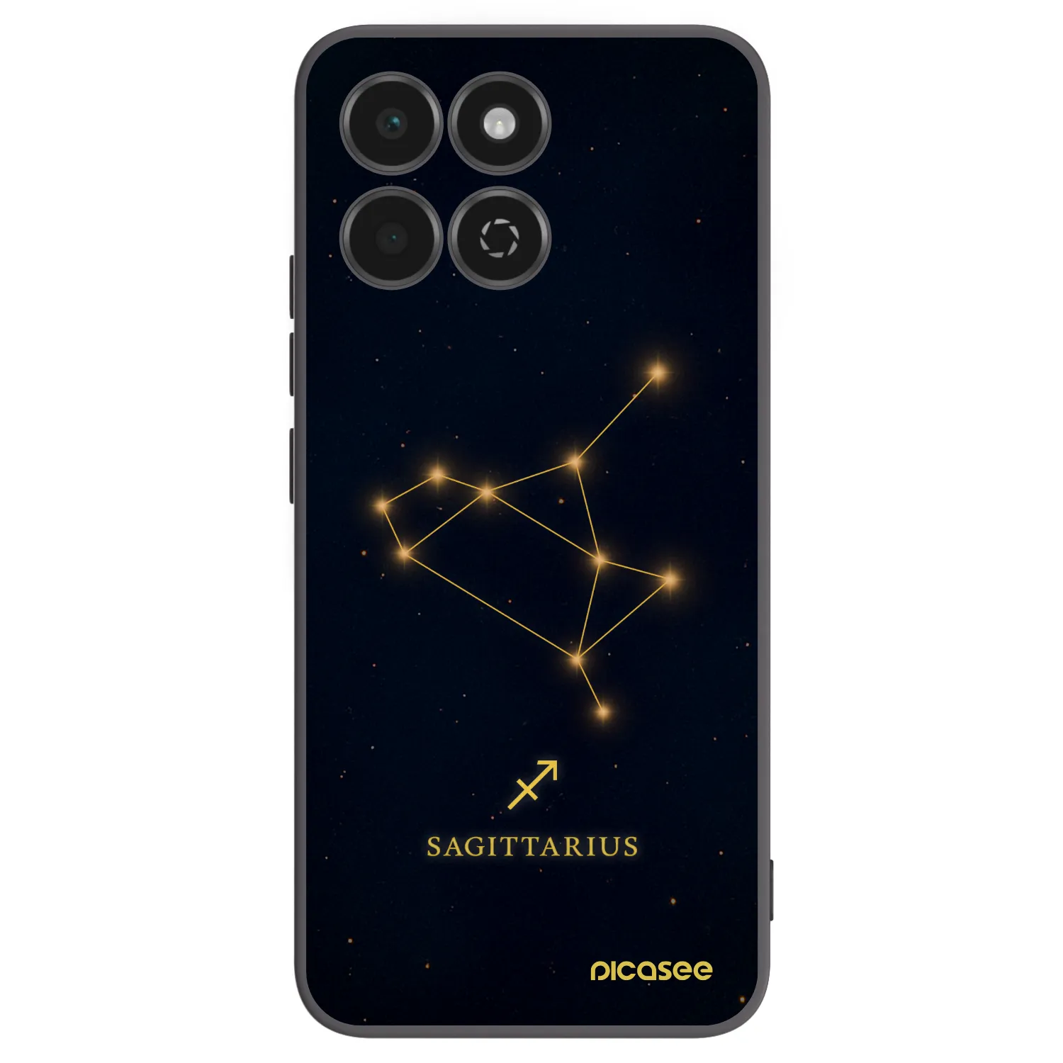 Picasee silikonový černý obal pro Honor 200 Smart 5G - SAGITTARIUS