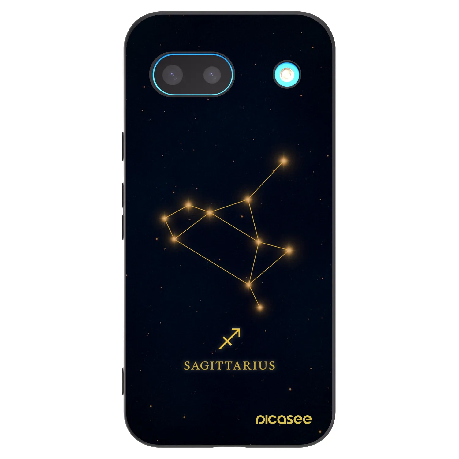 Picasee silikonový černý obal pro Google Pixel 8 - SAGITTARIUS
