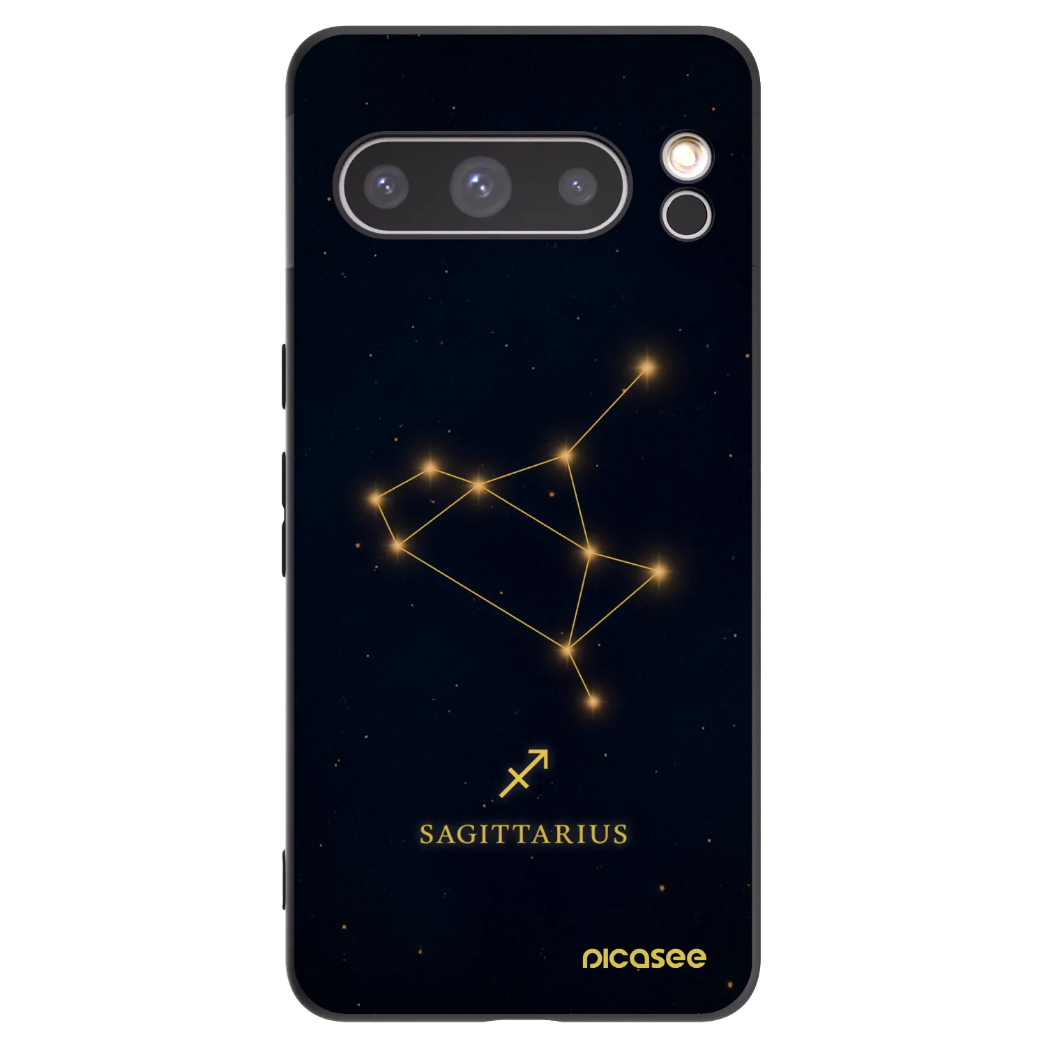 Picasee silikonový černý obal pro Google Pixel 8 Pro - SAGITTARIUS