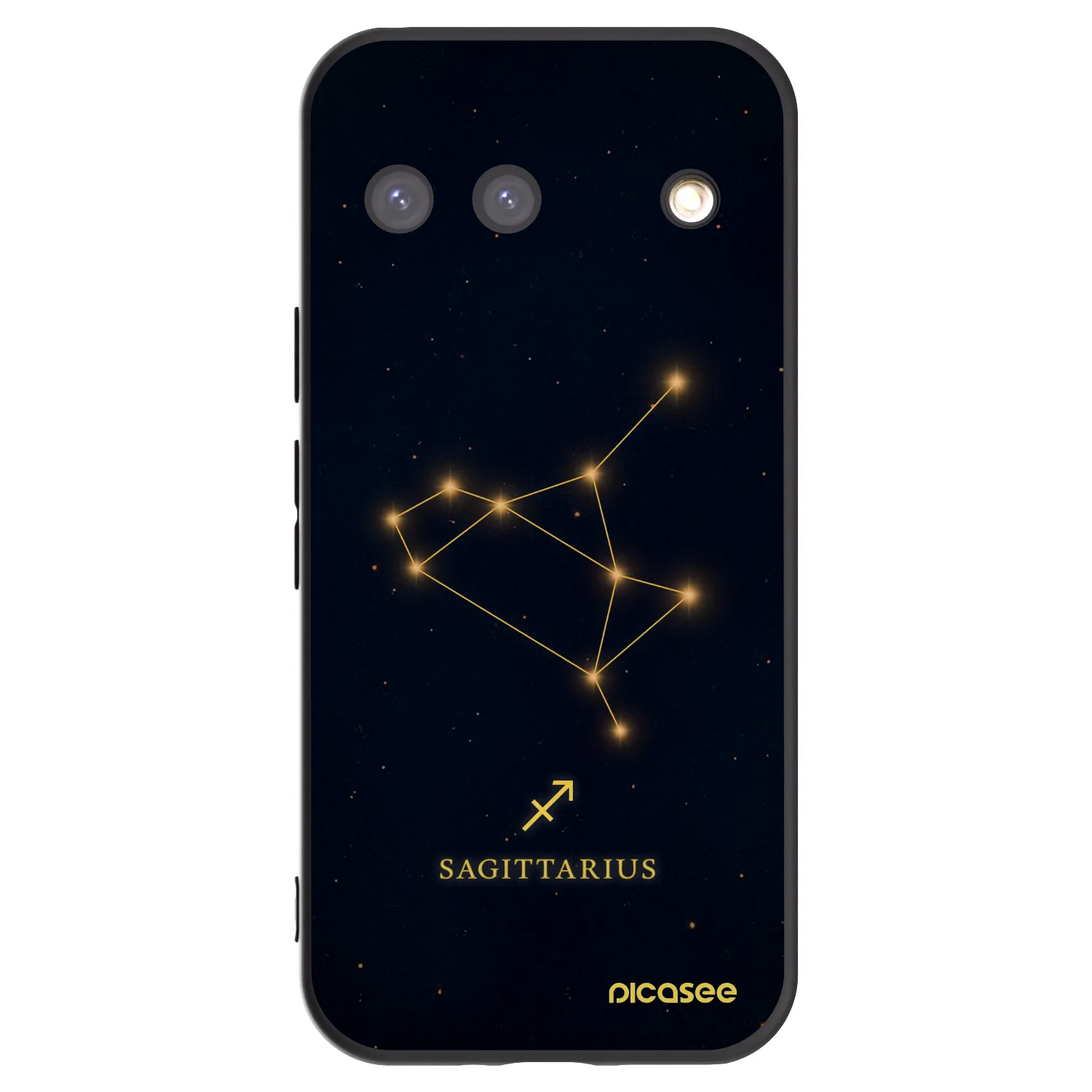 Picasee silikonový černý obal pro Google Pixel 9 - SAGITTARIUS