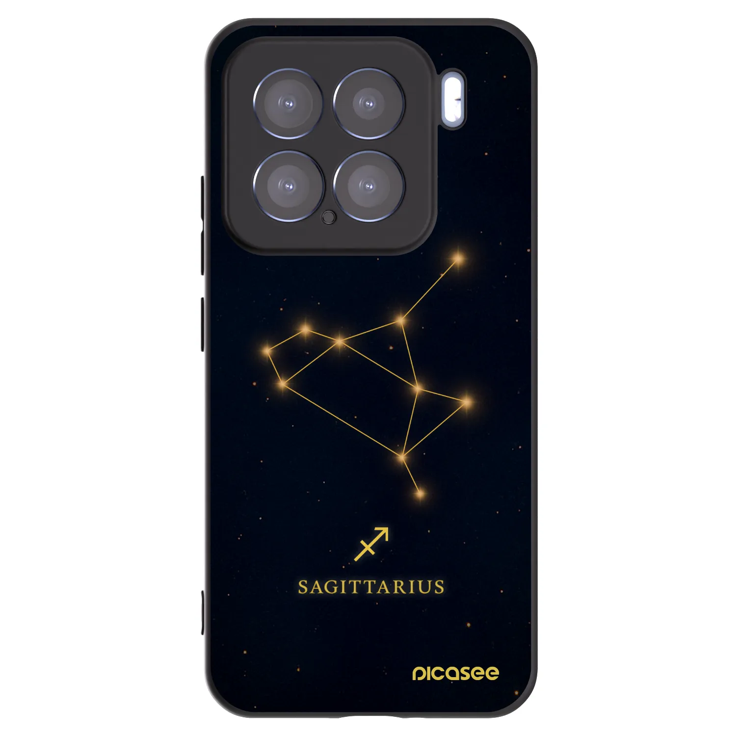 Picasee silikonový černý obal pro Xiaomi 15 - SAGITTARIUS