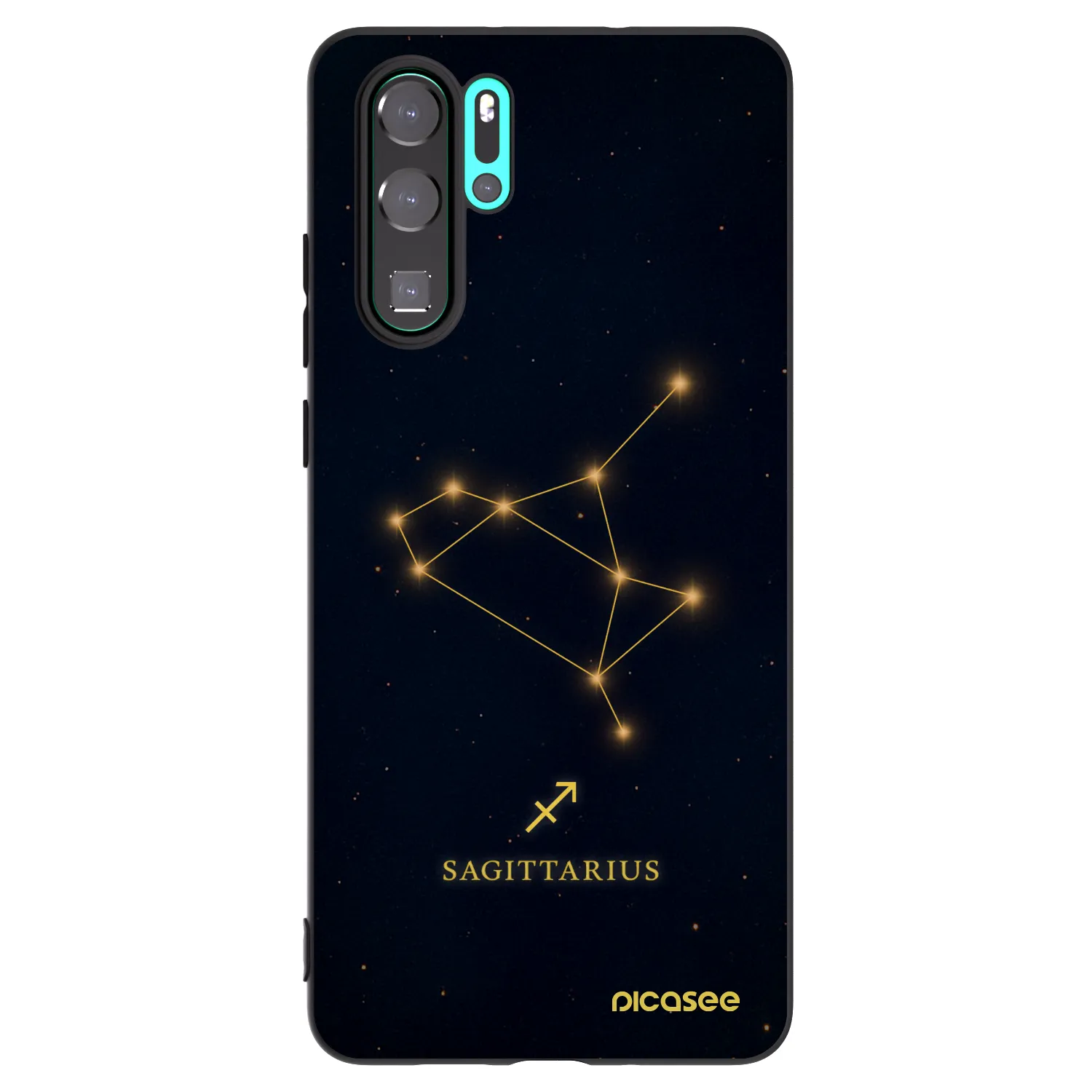 Picasee silikonový černý obal pro Huawei P30 Pro - SAGITTARIUS