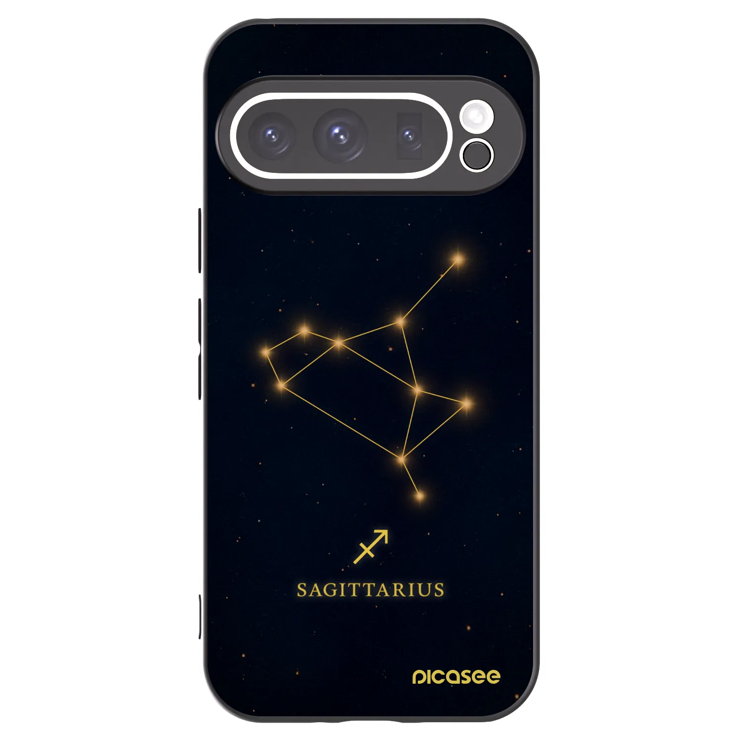 Picasee silikonový černý obal pro Google Pixel 9 Pro - SAGITTARIUS