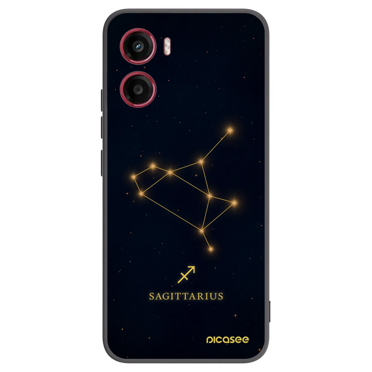 Picasee silikonový černý obal pro Motorola Moto G05 - SAGITTARIUS