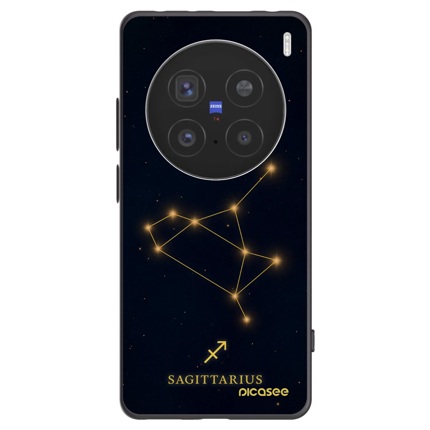 Picasee silikonový černý obal pro Vivo X200 Pro - SAGITTARIUS