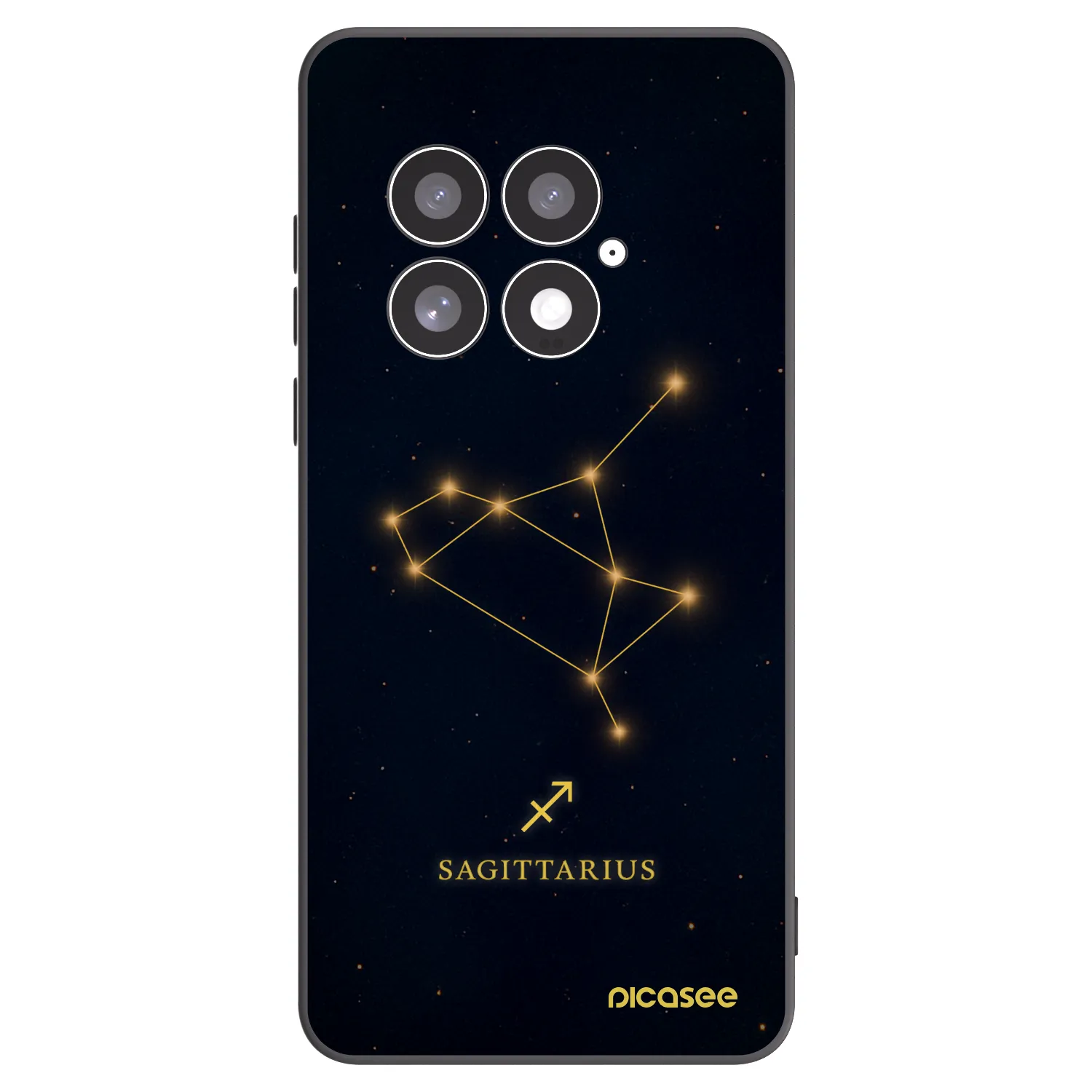 Picasee silikonový černý obal pro OnePlus 13 5G - SAGITTARIUS