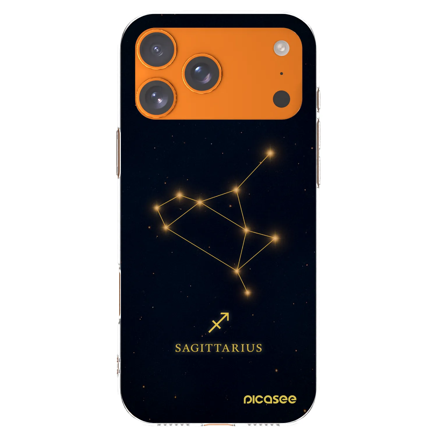 Picasee silikonový průhledný obal pro Apple iPhone 17 Pro Max - SAGITTARIUS