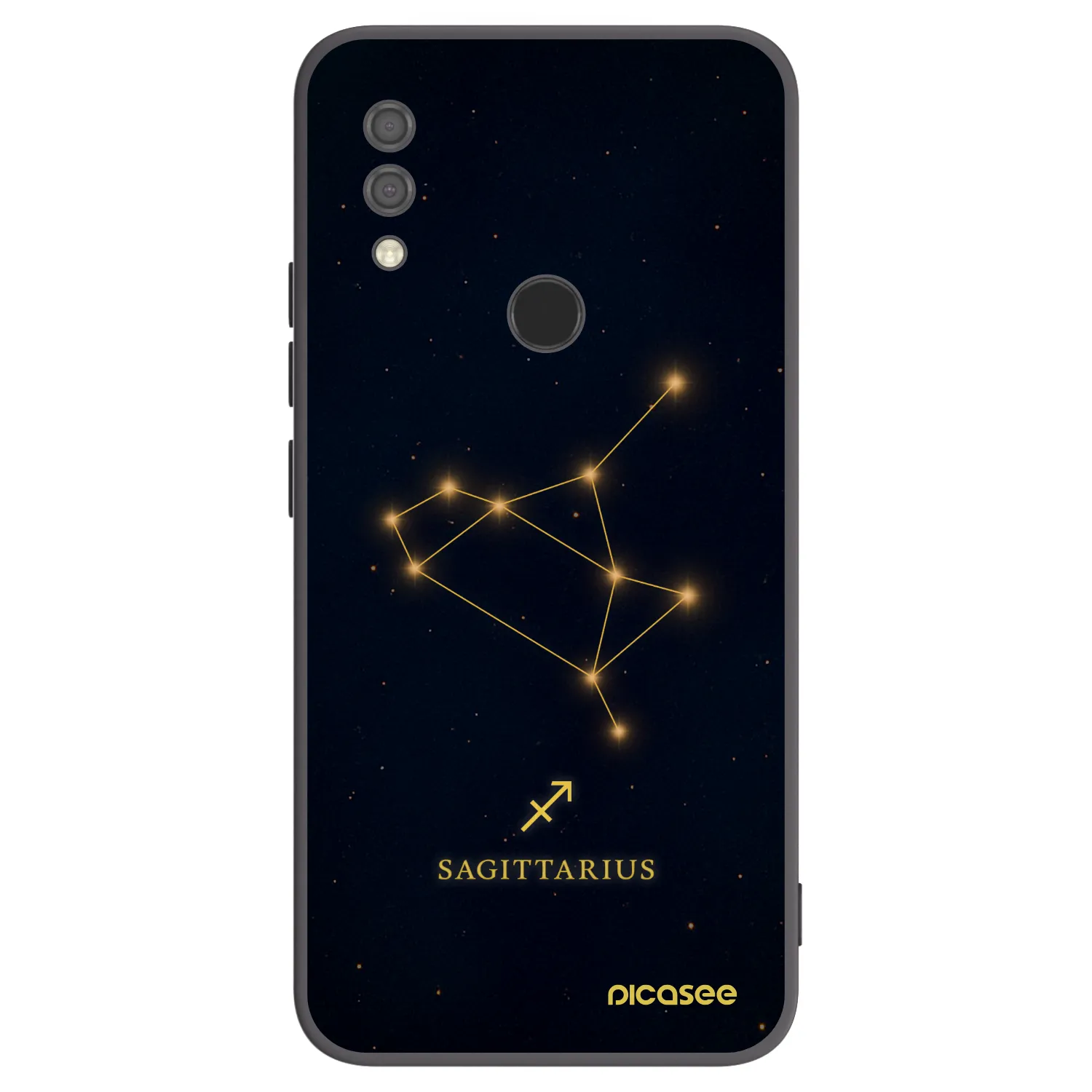 Picasee silikonový černý obal pro Xiaomi Redmi 7 - SAGITTARIUS