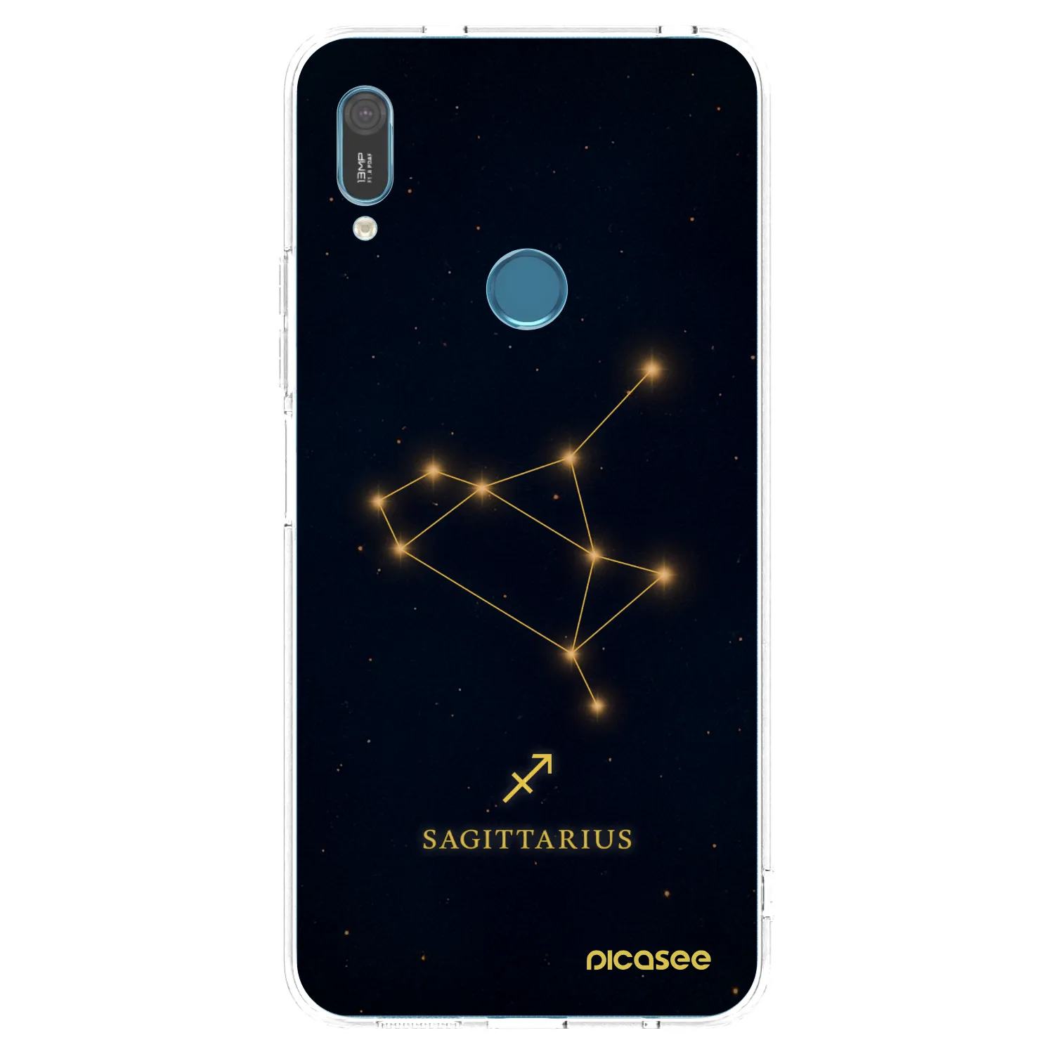Picasee silikonový průhledný obal pro Huawei Y6 2019 - SAGITTARIUS