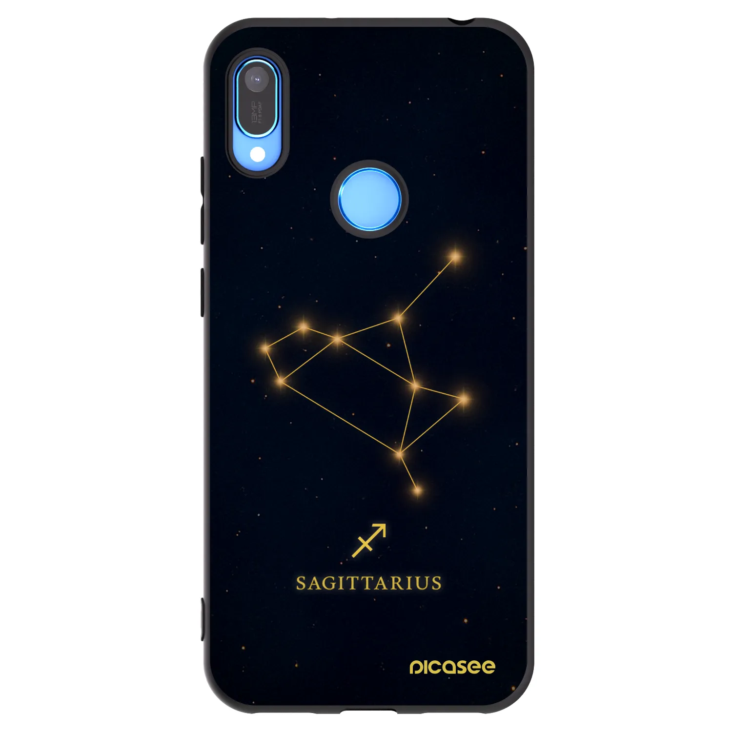 Picasee silikonový černý obal pro Huawei Y6 2019 - SAGITTARIUS