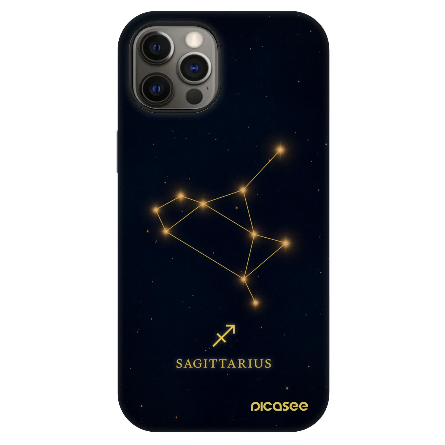 Picasee Fashion Case MagSafe Apple iPhone 12 - SAGITTARIUS