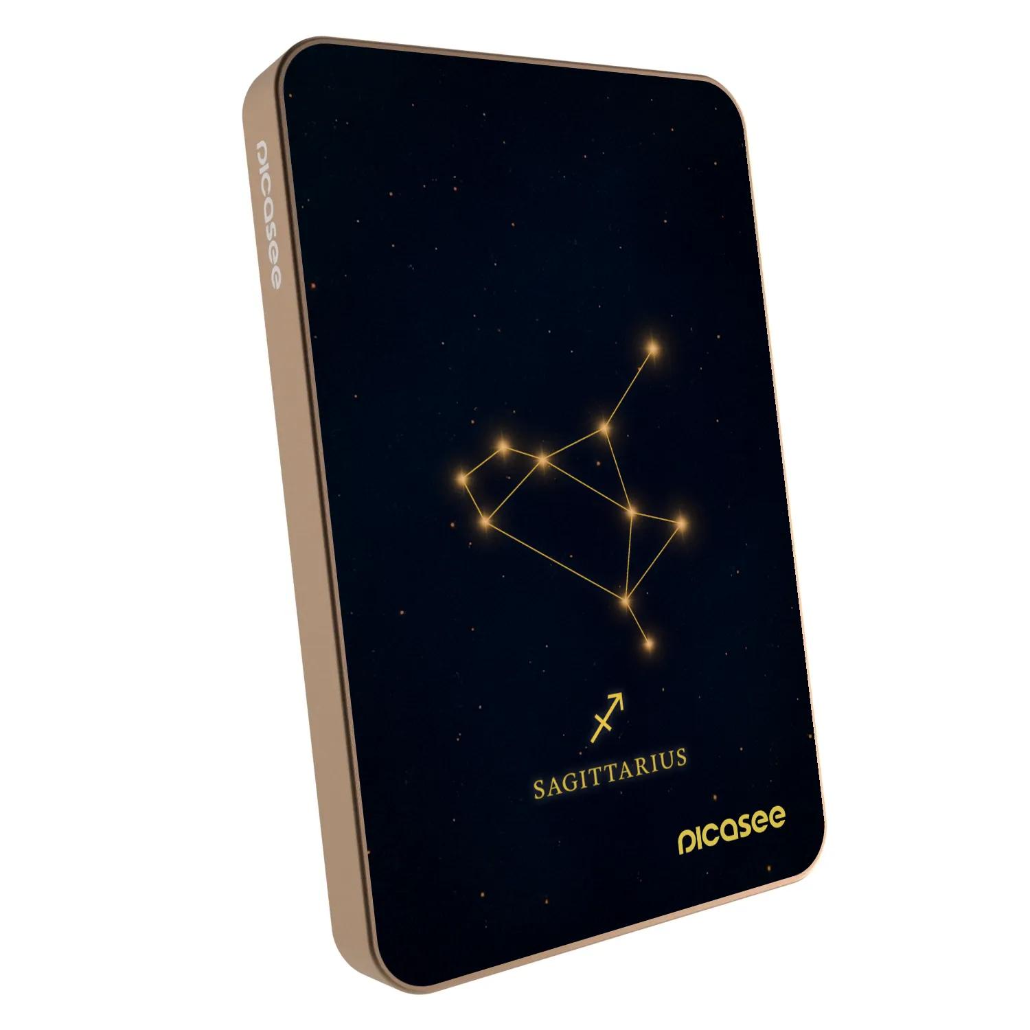 Picasee Powerbanka s MagSafe 5 000 mAh Zlatá - SAGITTARIUS