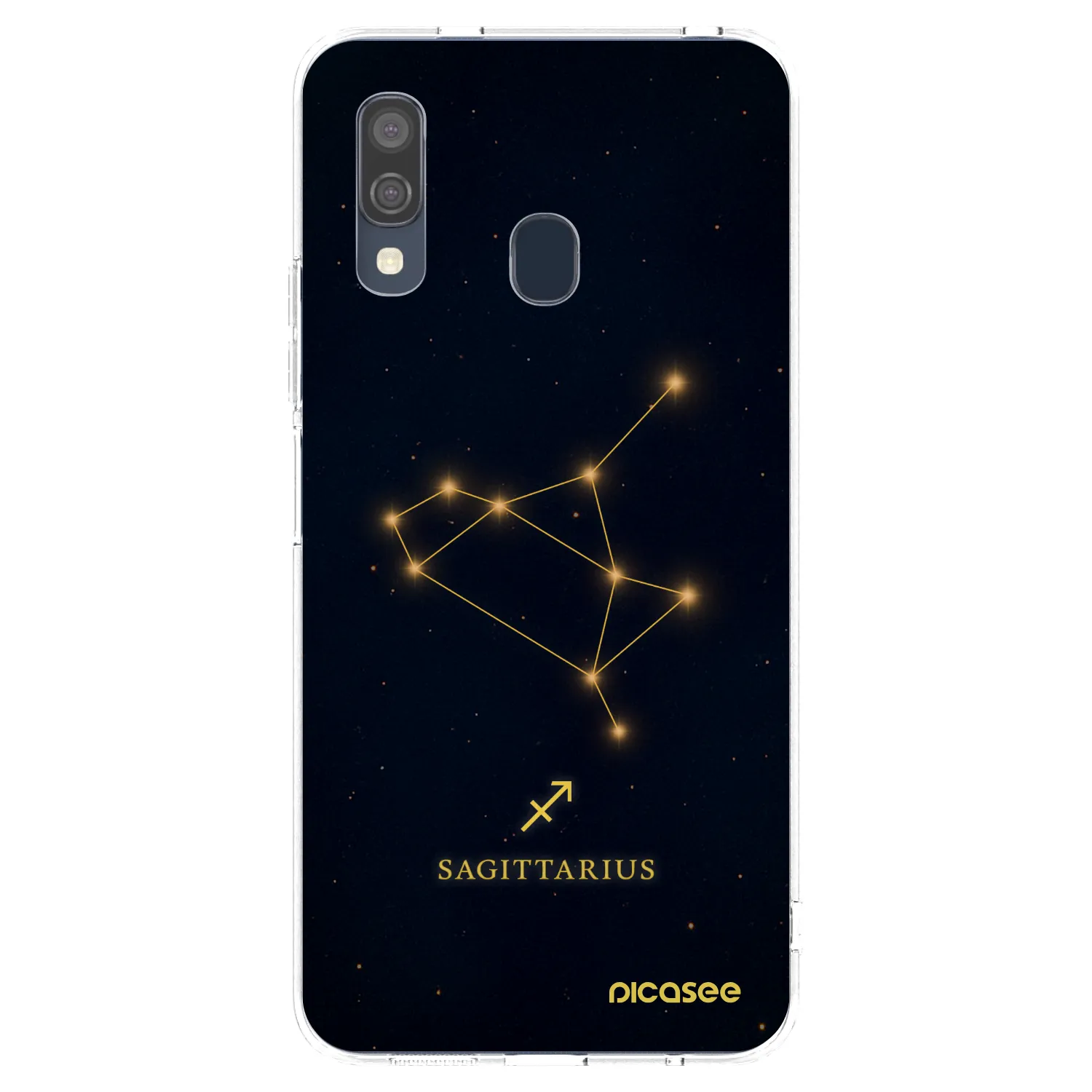 Picasee silikonový průhledný obal pro Samsung Galaxy A40 A405F - SAGITTARIUS