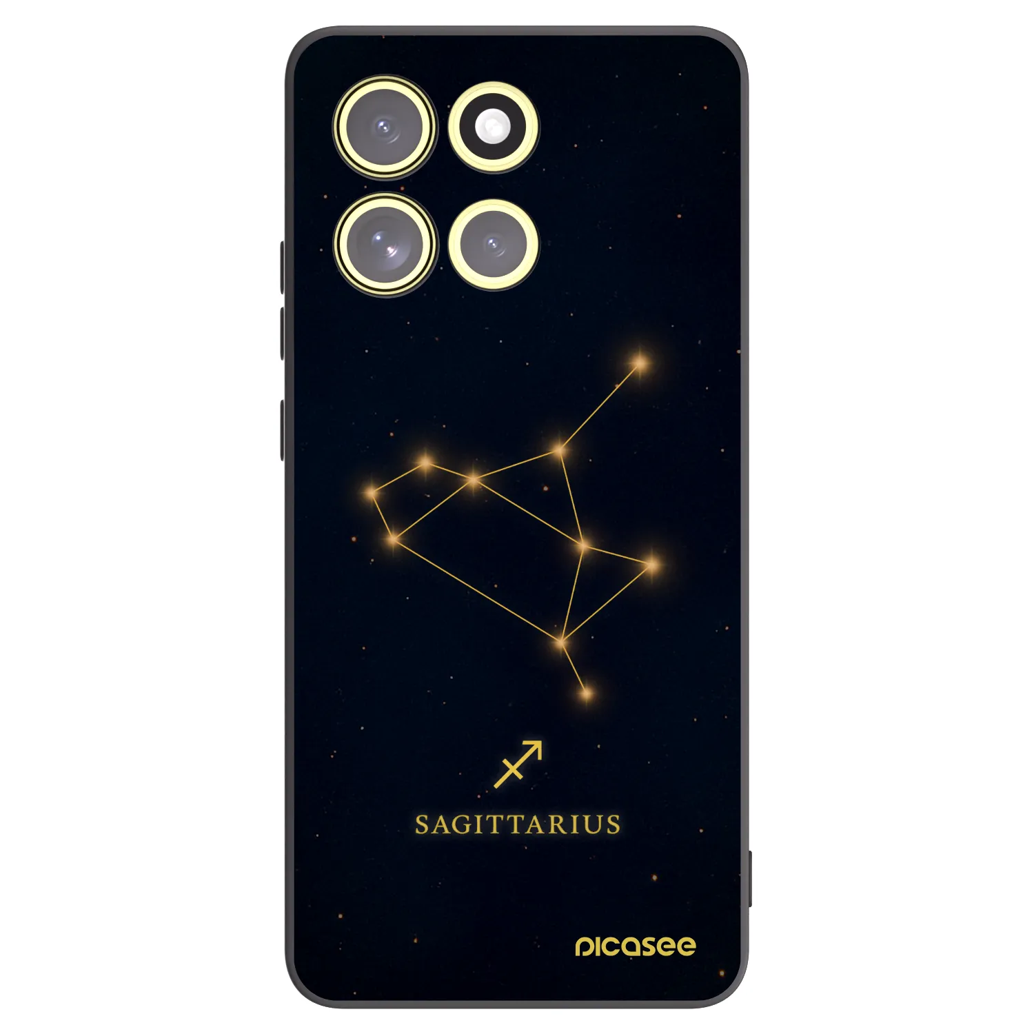Picasee silikonový černý obal pro Motorola Moto G86 5G - SAGITTARIUS