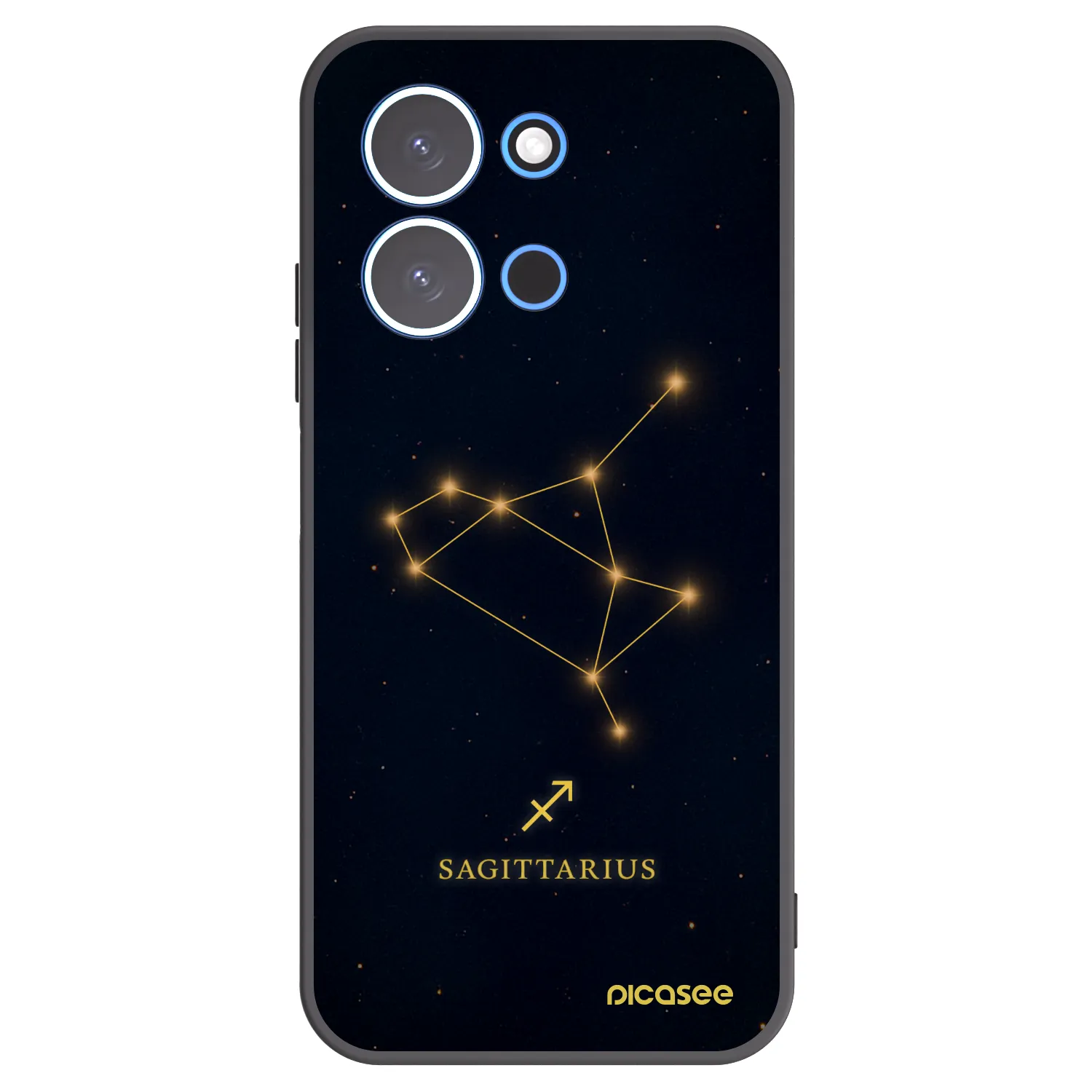 Picasee silikonový černý obal pro Xiaomi Redmi 15C 4G - SAGITTARIUS