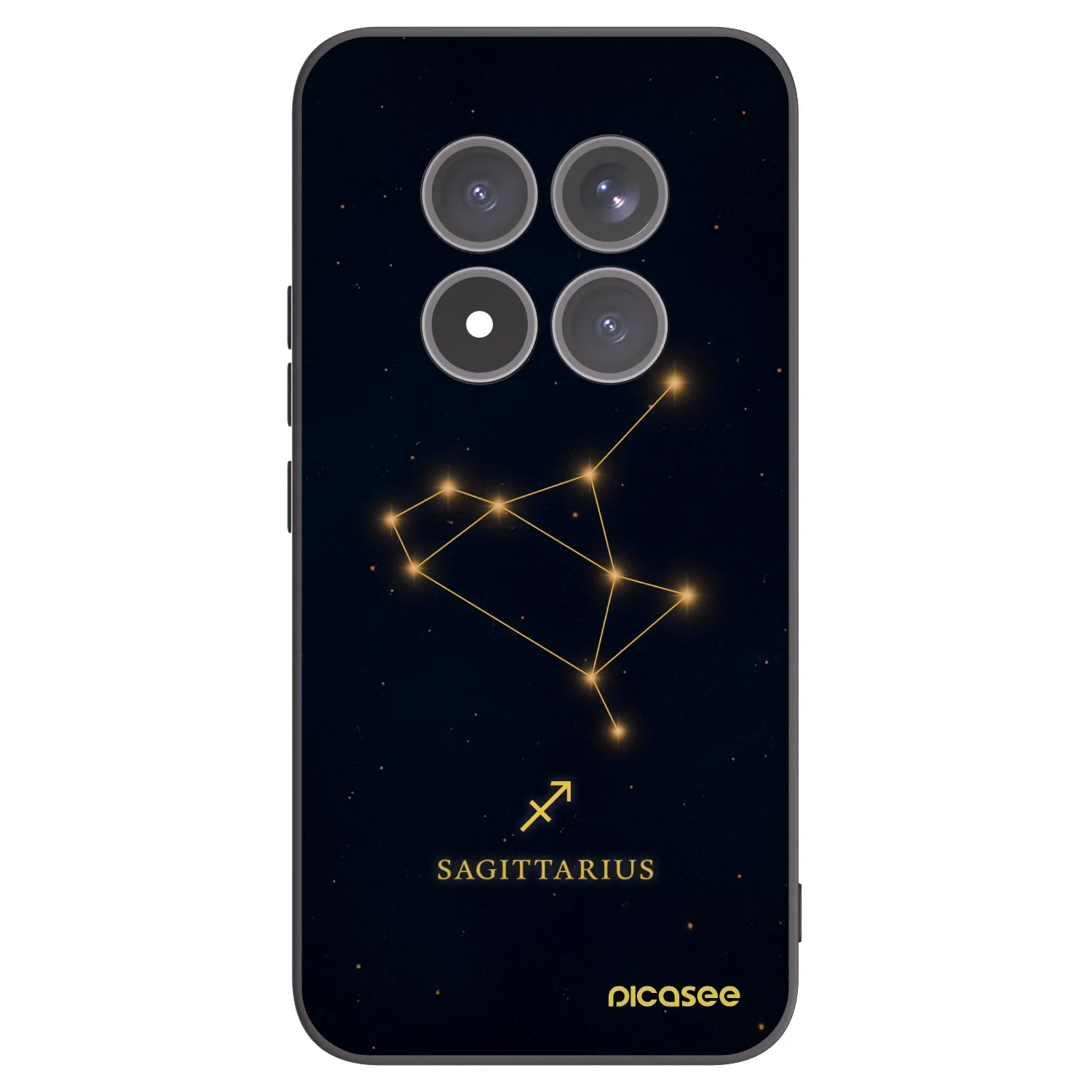 Picasee silikonový černý obal pro Xiaomi Redmi Note 15 Pro+ - SAGITTARIUS
