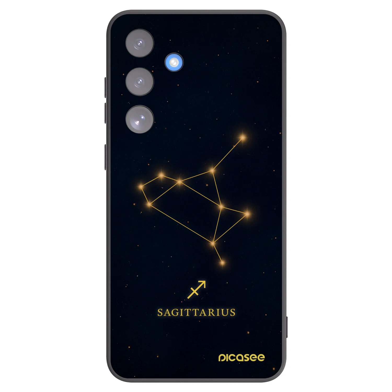 Picasee silikonový černý obal pro Samsung Galaxy S25 FE 5G - SAGITTARIUS