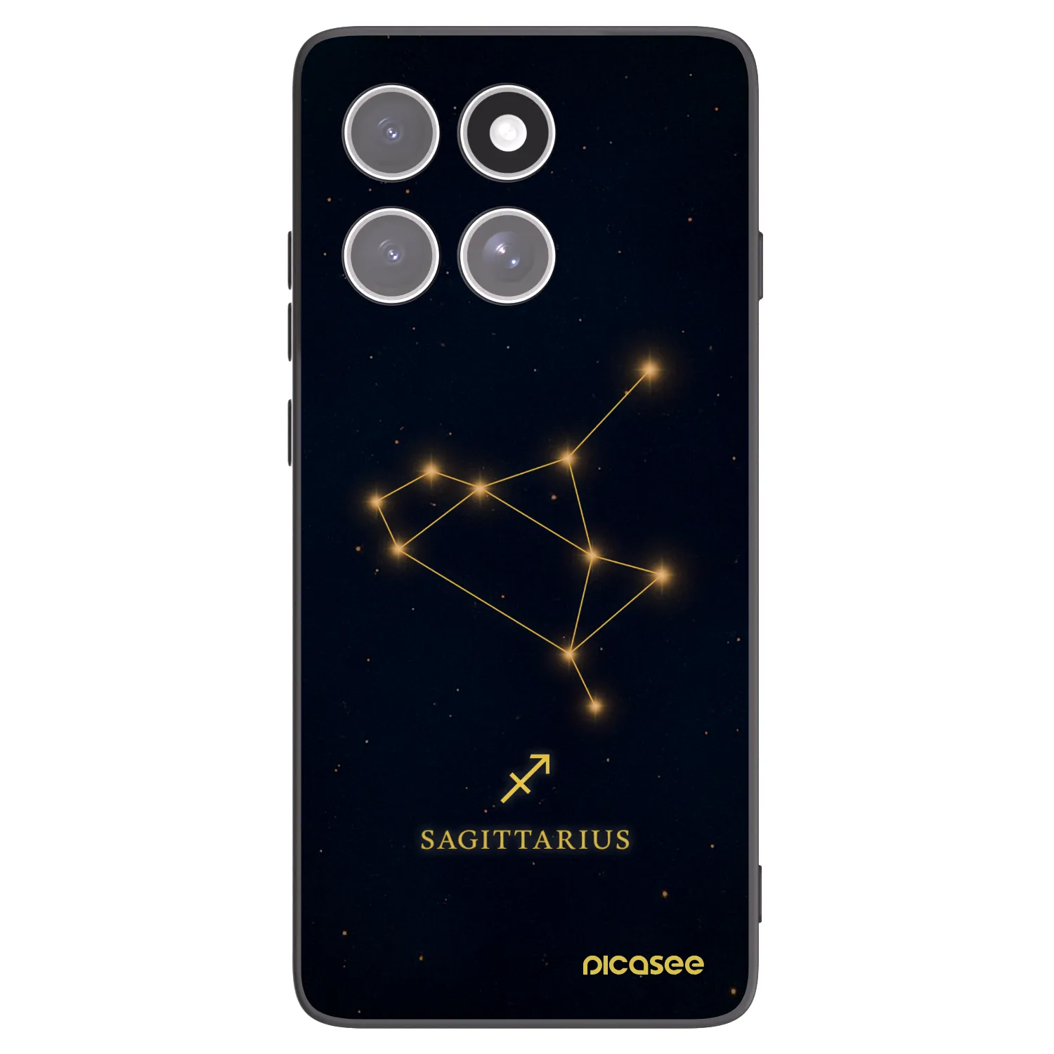 Picasee silikonový černý obal pro Motorola Edge 60 Fusion - SAGITTARIUS
