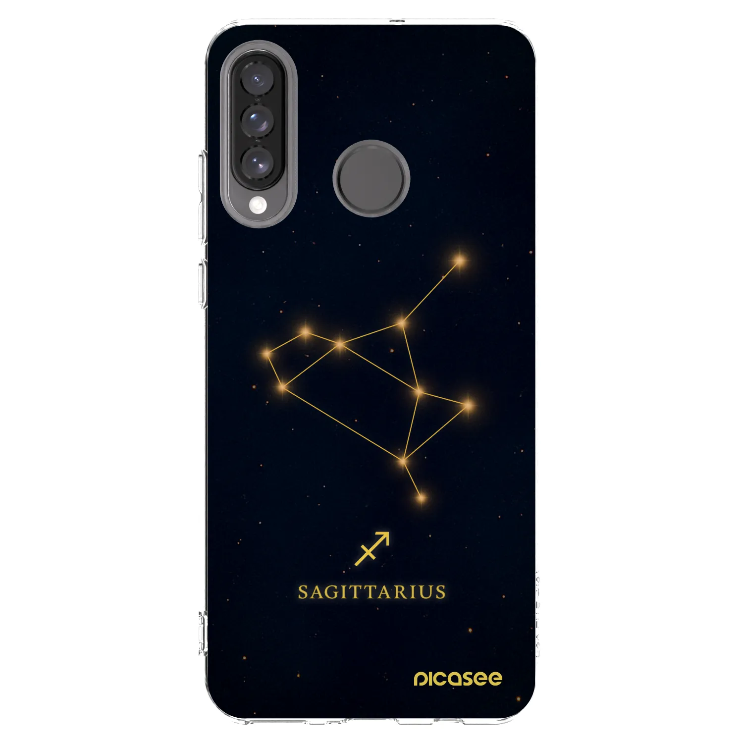 Picasee silikonový průhledný obal pro Huawei P30 Lite - SAGITTARIUS