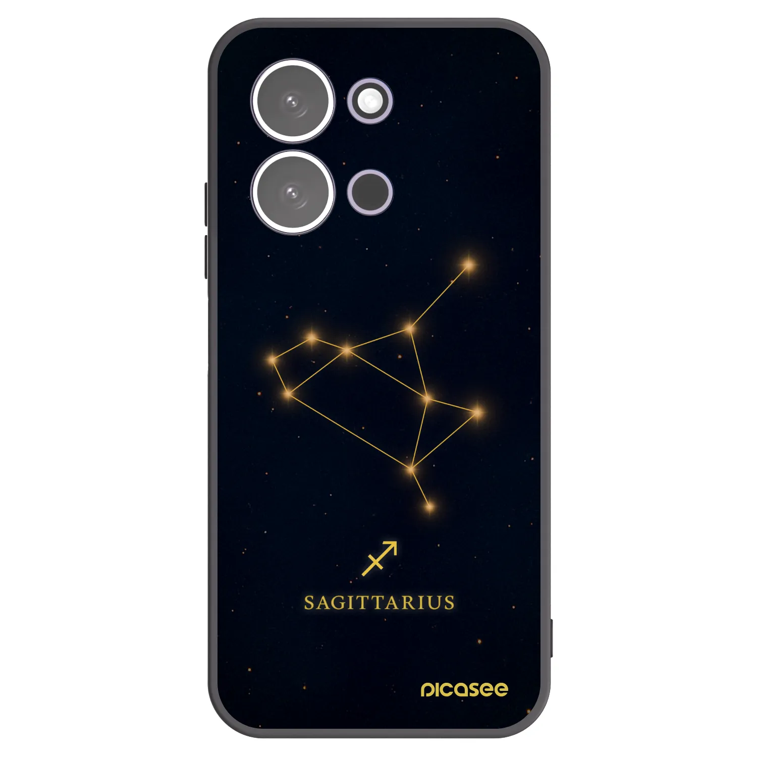 Picasee silikonový černý obal pro Xiaomi Redmi 15C 5G - SAGITTARIUS