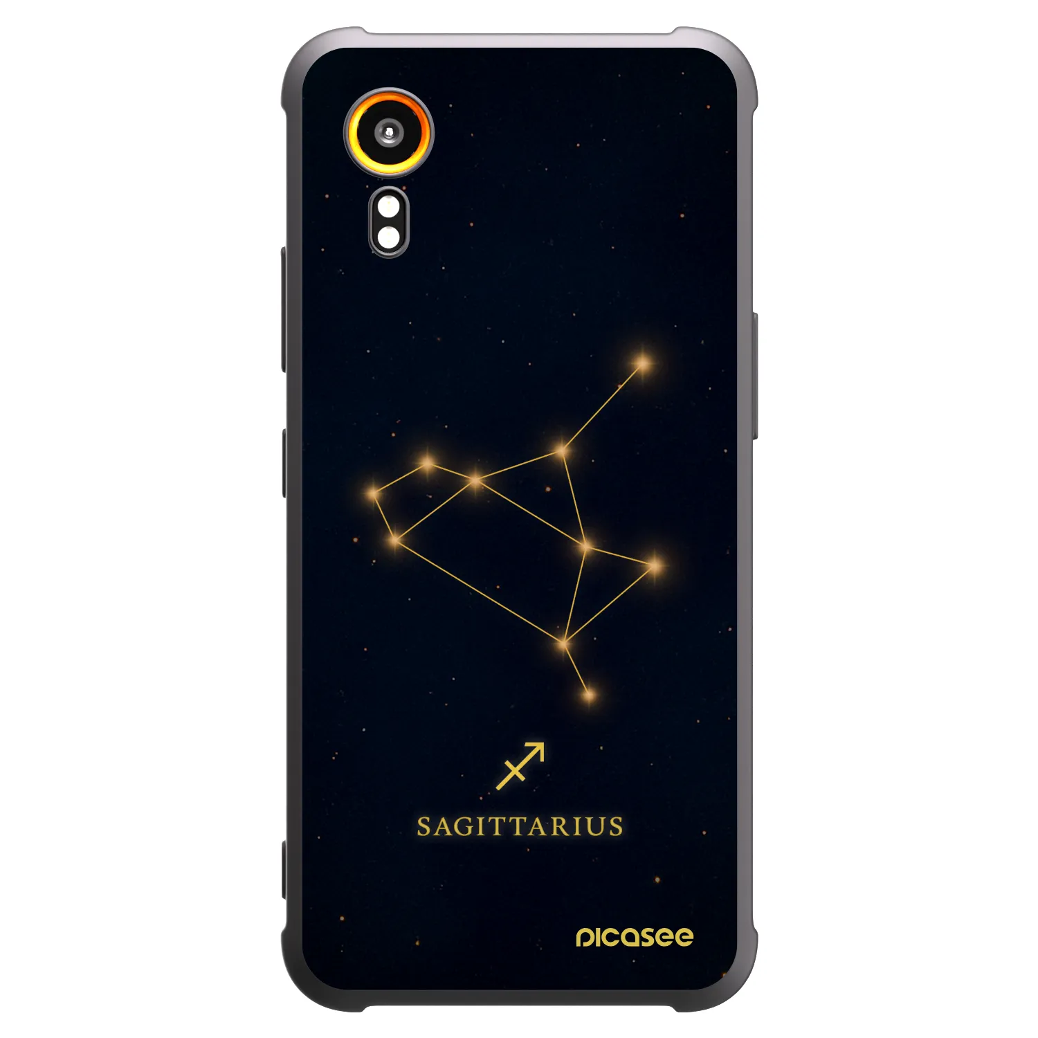 Picasee silikonový černý obal pro Samsung Galaxy Xcover 7 - SAGITTARIUS