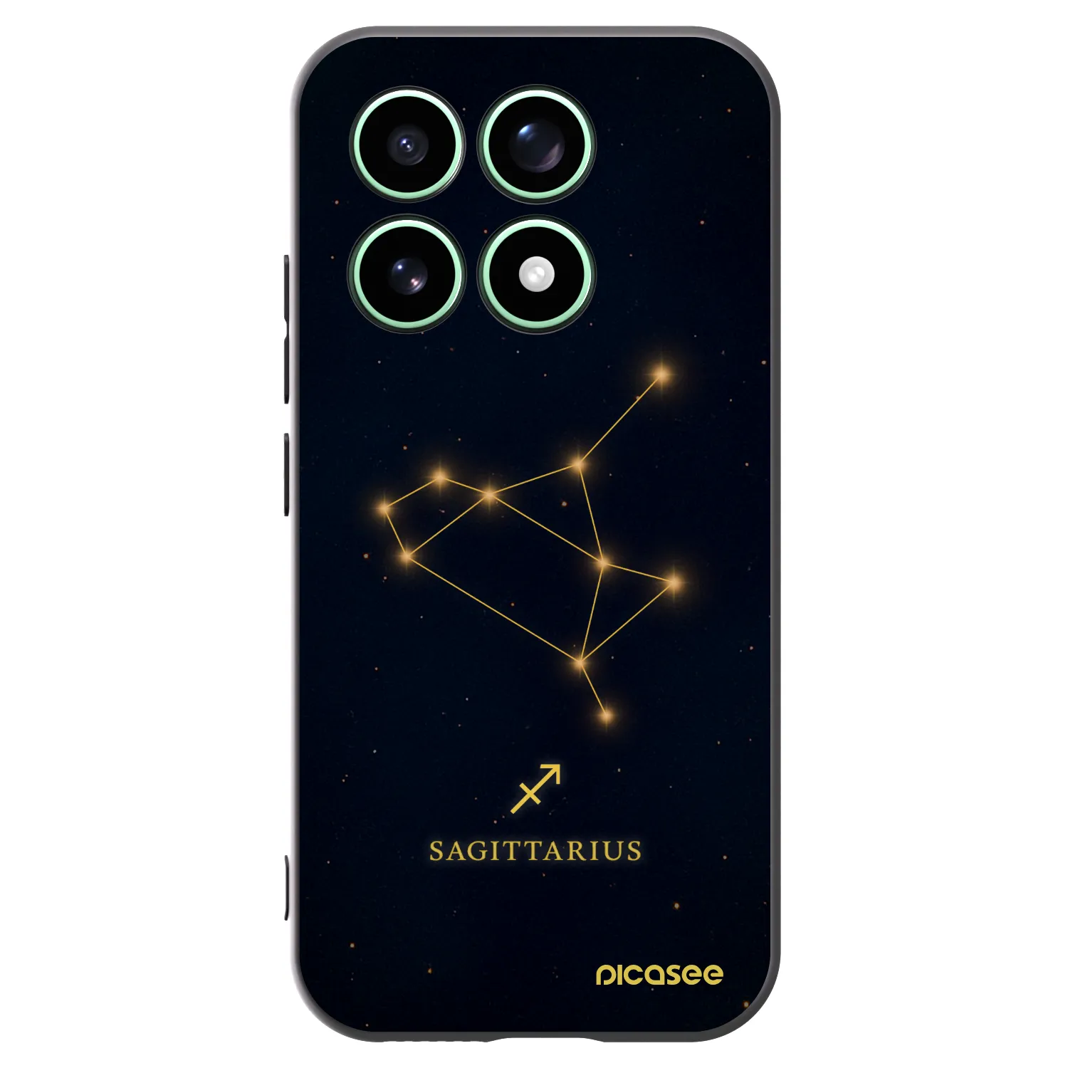 Picasee silikonový černý obal pro Xiaomi 17 - SAGITTARIUS