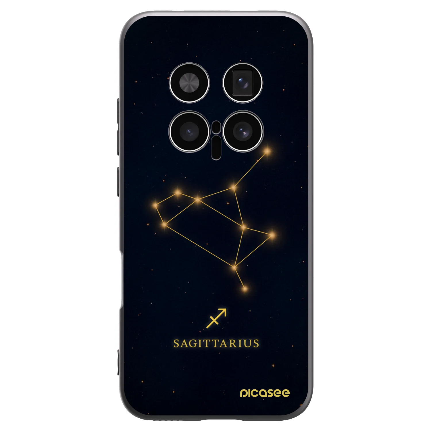 Picasee silikonový černý obal pro Honor Magic8 Pro 5G - SAGITTARIUS