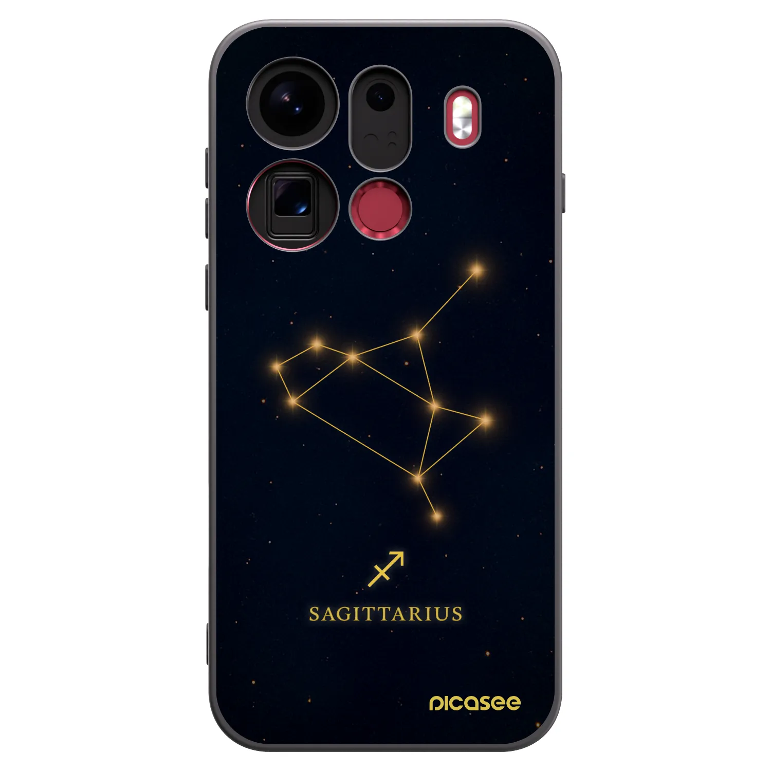 Picasee silikonový černý obal pro OPPO Find X9 Pro - SAGITTARIUS