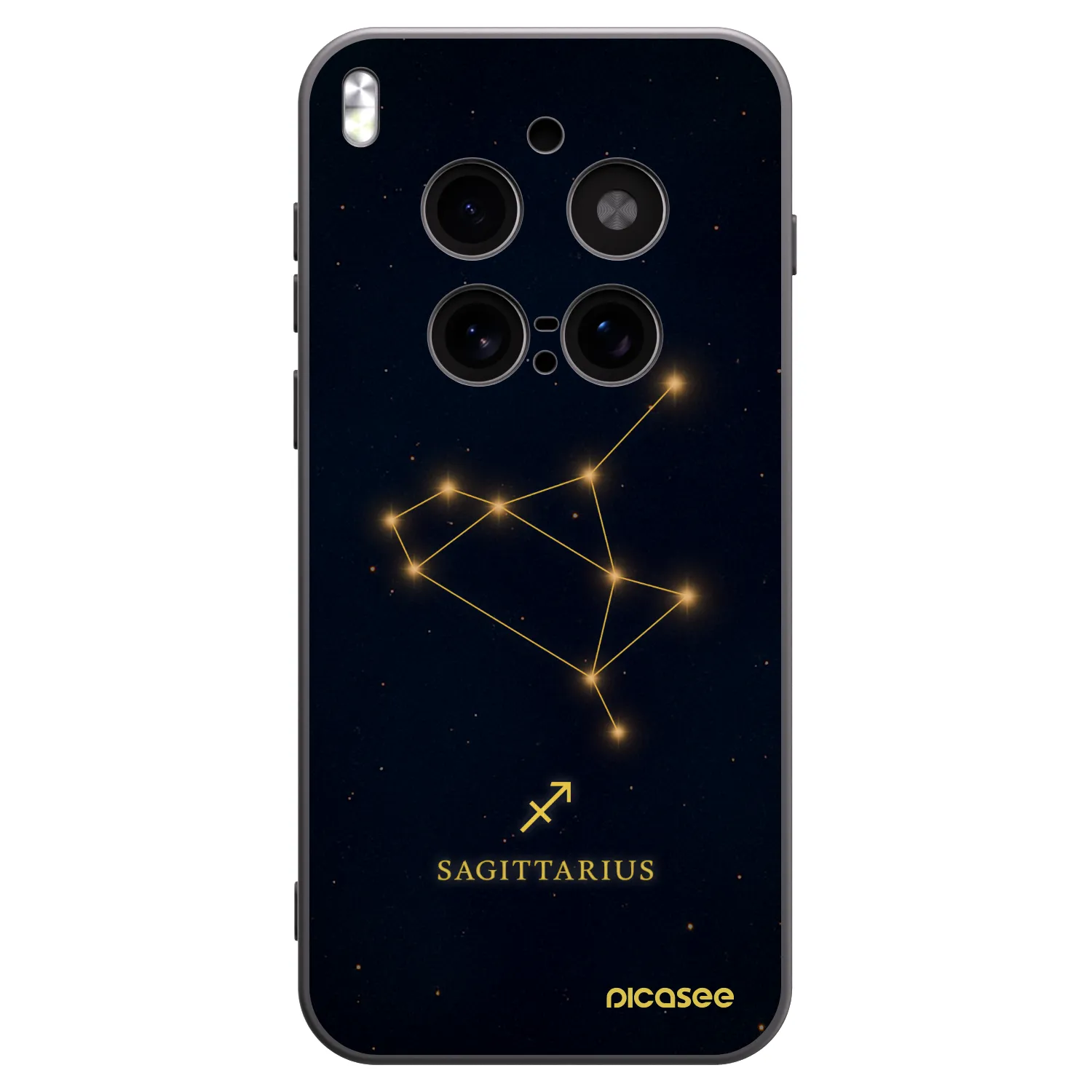 Picasee silikonový černý obal pro Vivo X300 Pro - SAGITTARIUS