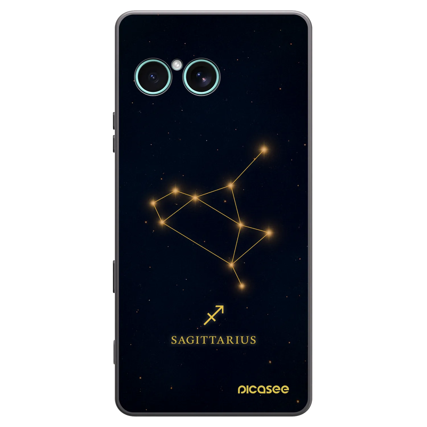 Picasee silikonový černý obal pro Sony Xperia 10 VII - SAGITTARIUS