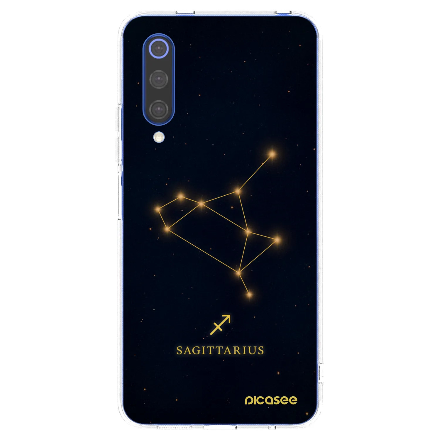Picasee silikonový průhledný obal pro Xiaomi Mi 9 SE - SAGITTARIUS