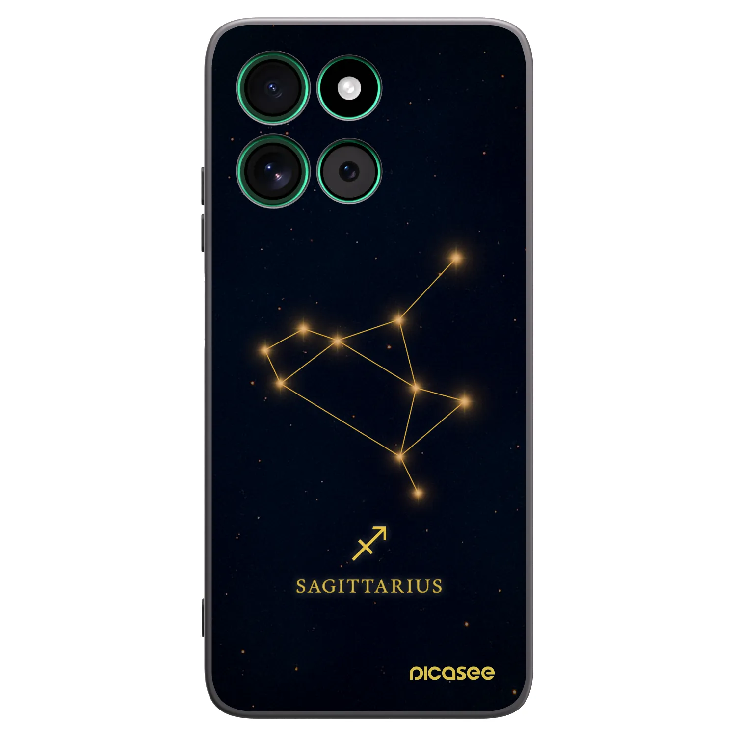 Picasee silikonový černý obal pro Motorola Moto G57 Power - SAGITTARIUS