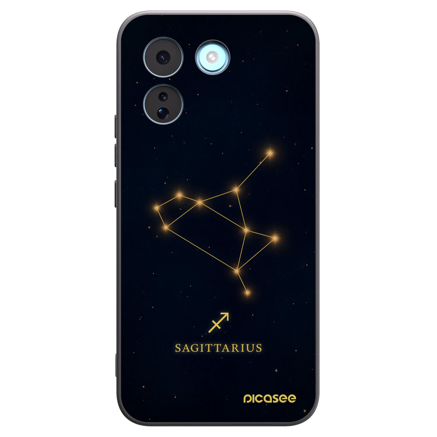 Picasee silikonový černý obal pro Xiaomi Redmi Note 17 Pro MAX 5G - SAGITTARIUS