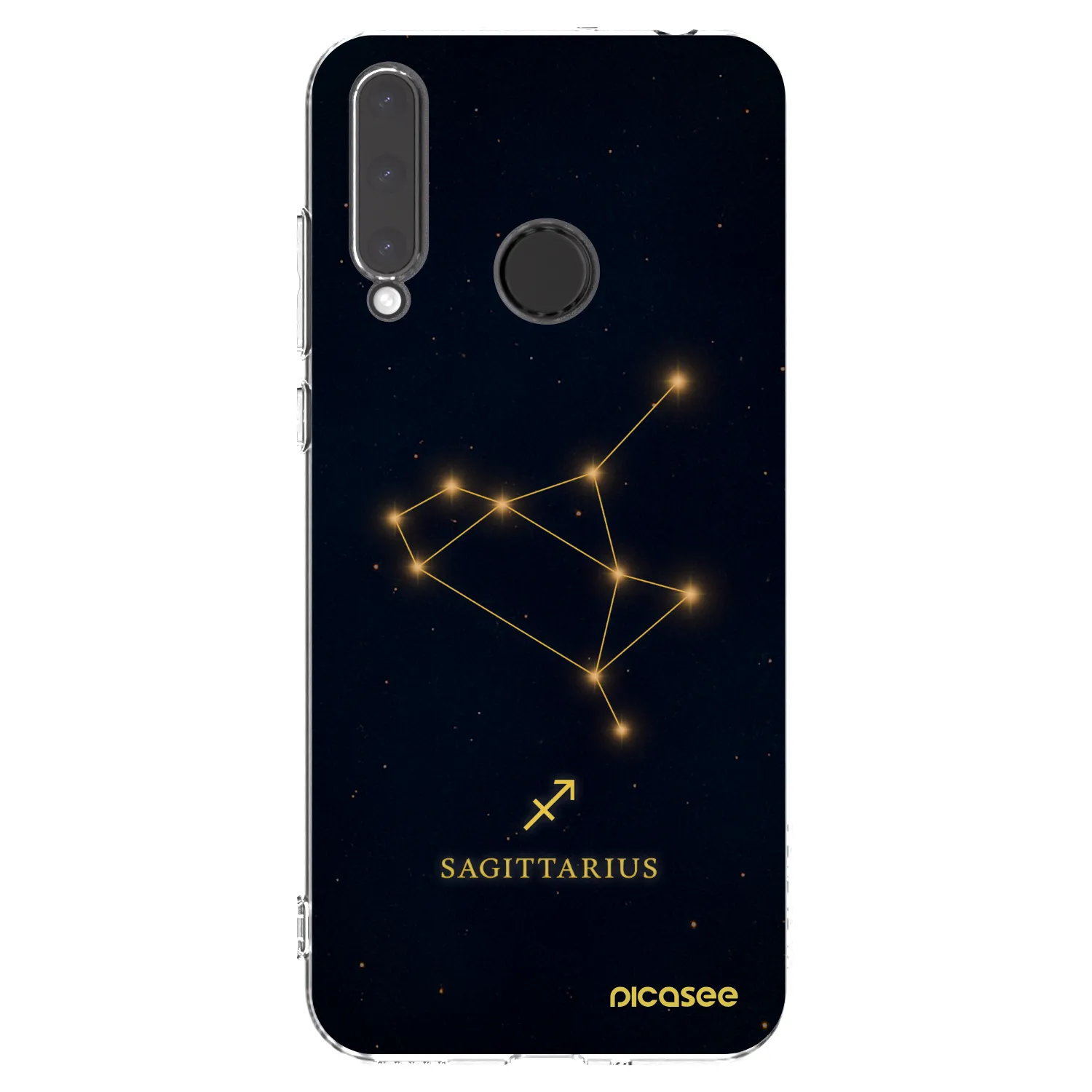 Picasee silikonový průhledný obal pro Honor 20 Lite - SAGITTARIUS