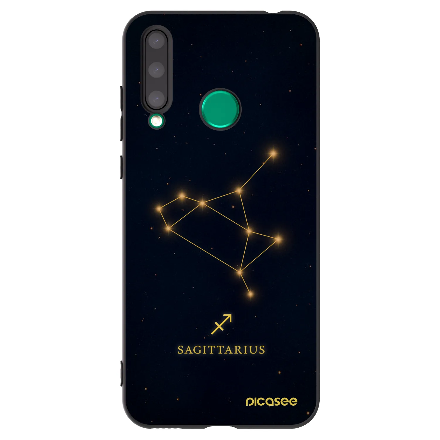Picasee silikonový černý obal pro Honor 20 Lite - SAGITTARIUS
