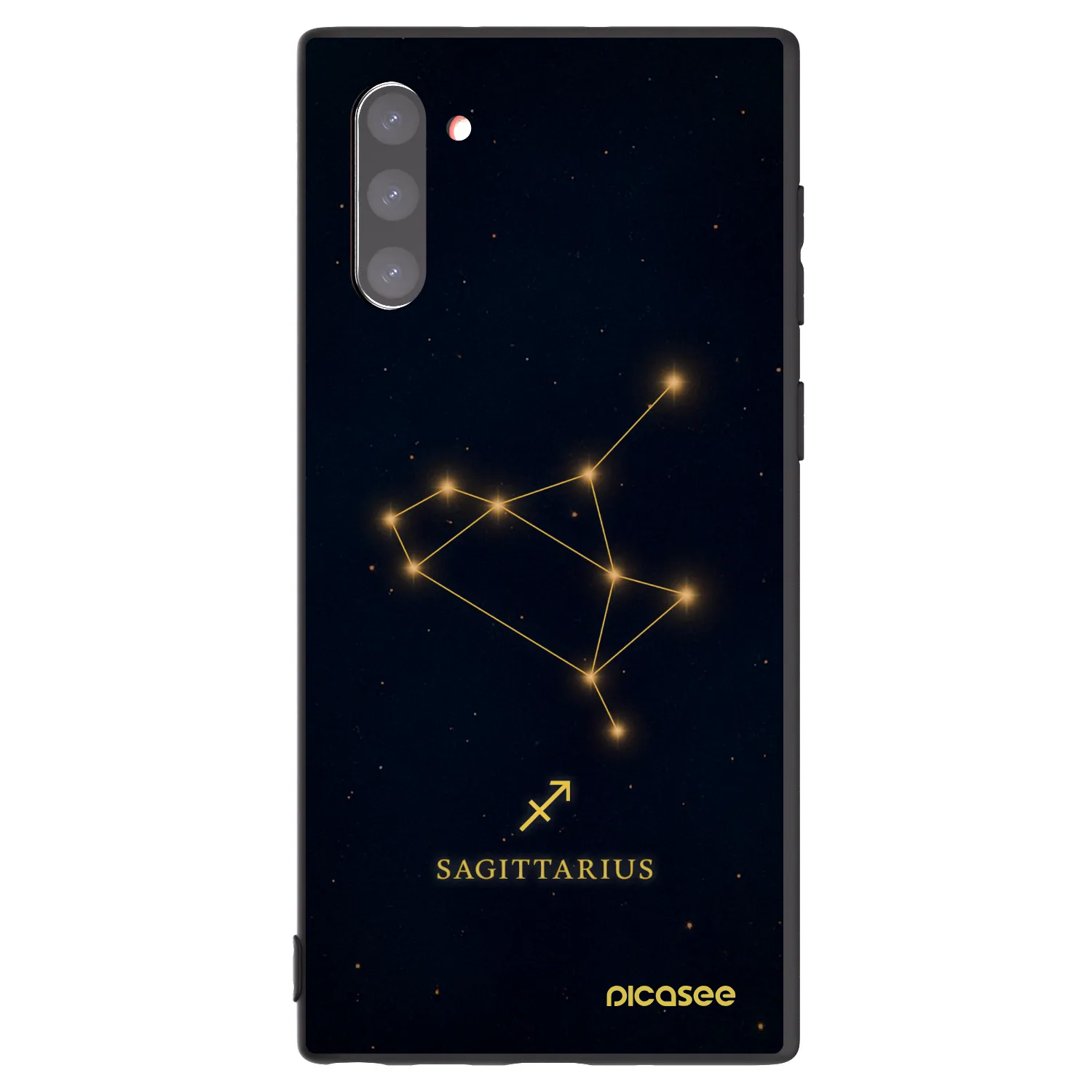 Picasee silikonový černý obal pro Samsung Galaxy Note 10 N970F - SAGITTARIUS