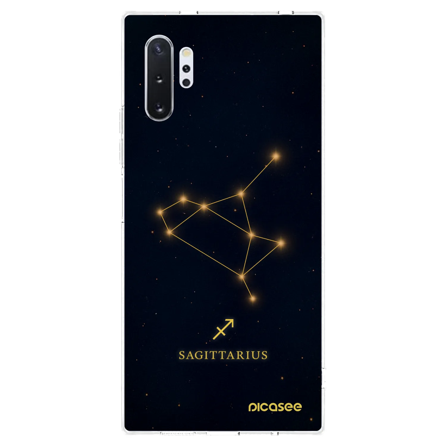 Picasee silikonový průhledný obal pro Samsung Galaxy Note 10+ N975F - SAGITTARIUS
