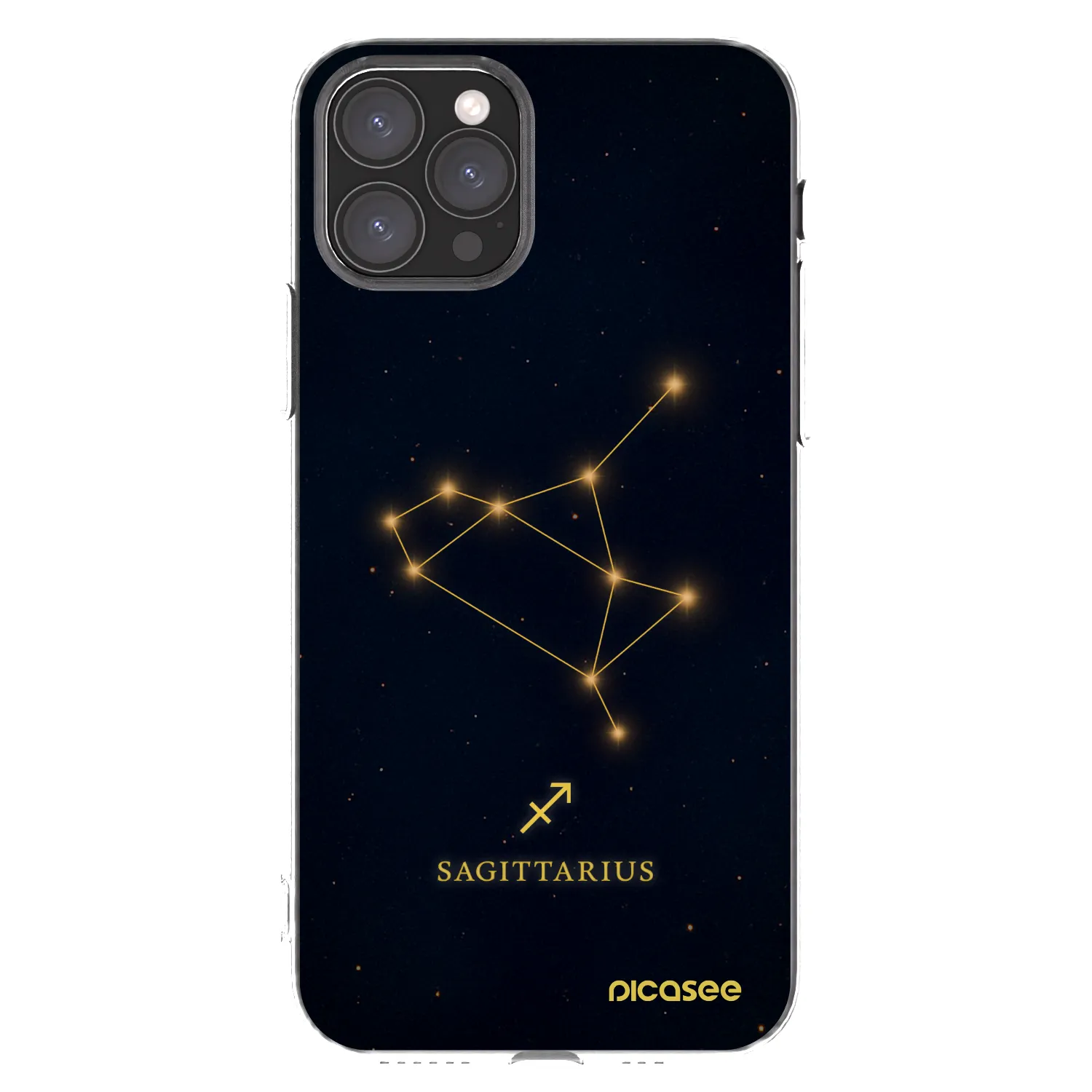 Picasee silikonový průhledný obal pro Apple iPhone 11 Pro - SAGITTARIUS