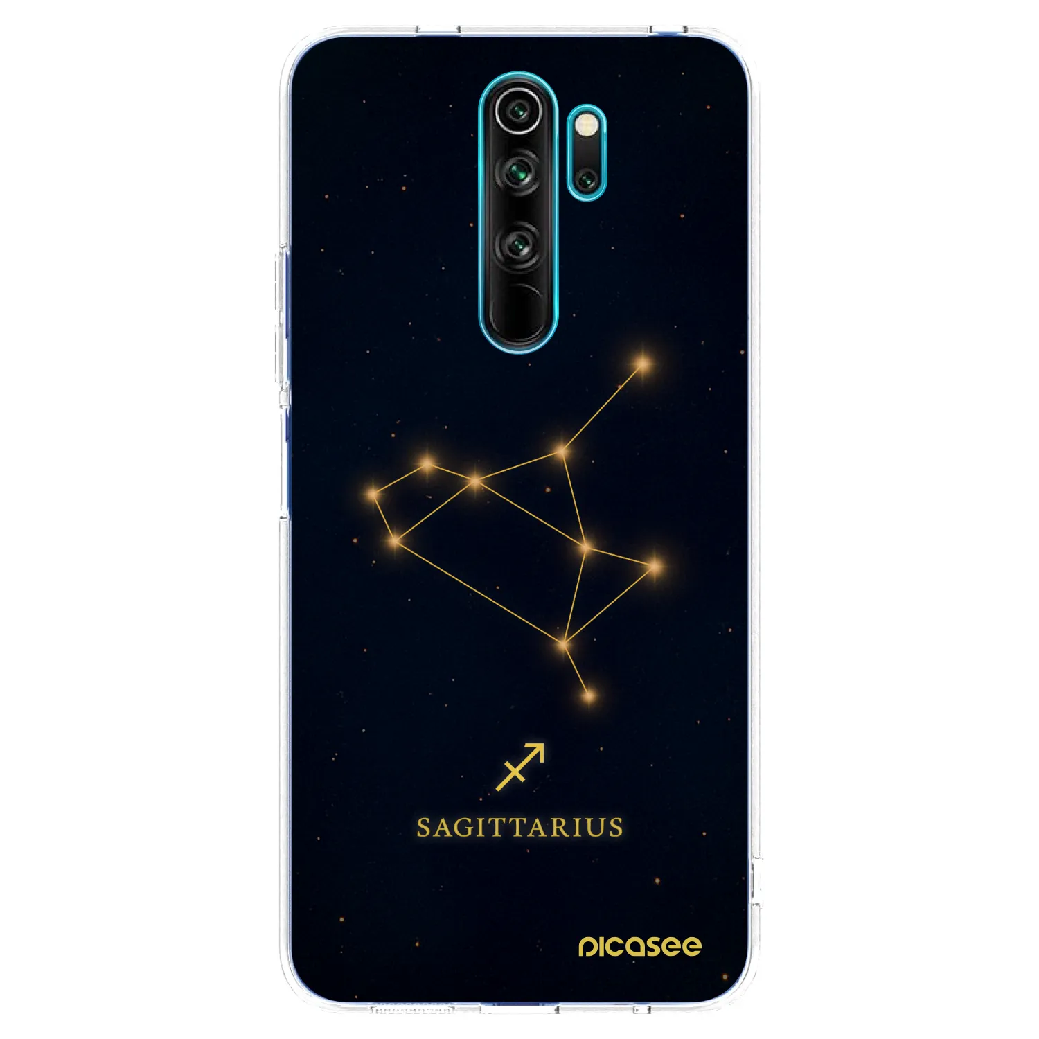Picasee silikonový průhledný obal pro Xiaomi Redmi Note 8 Pro - SAGITTARIUS